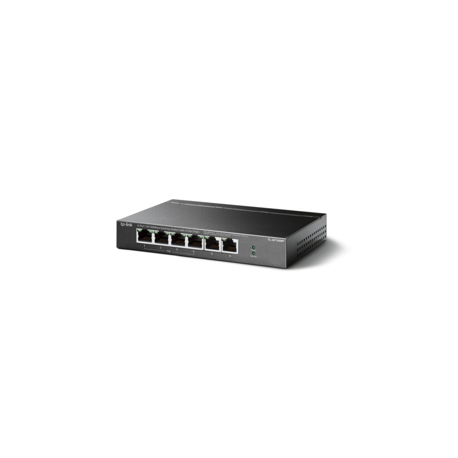 TP-Link Netzwerk-Switch »6-Port 10/100Mbit/s-Desktop-Switch mit 4-Port PoE+«