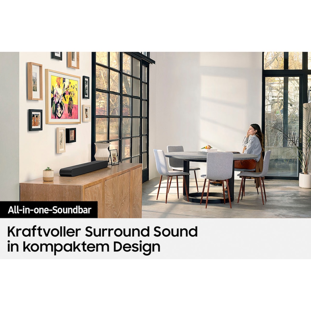 Samsung Soundbar »HW-S5B«, 3.0-Kanal (mit 5 integrierten Lautsprechern)-Dolby Digital 5.1- und DTS Virtual:X-Unterstützung-Ausgangsleistung (RMS): 140 W