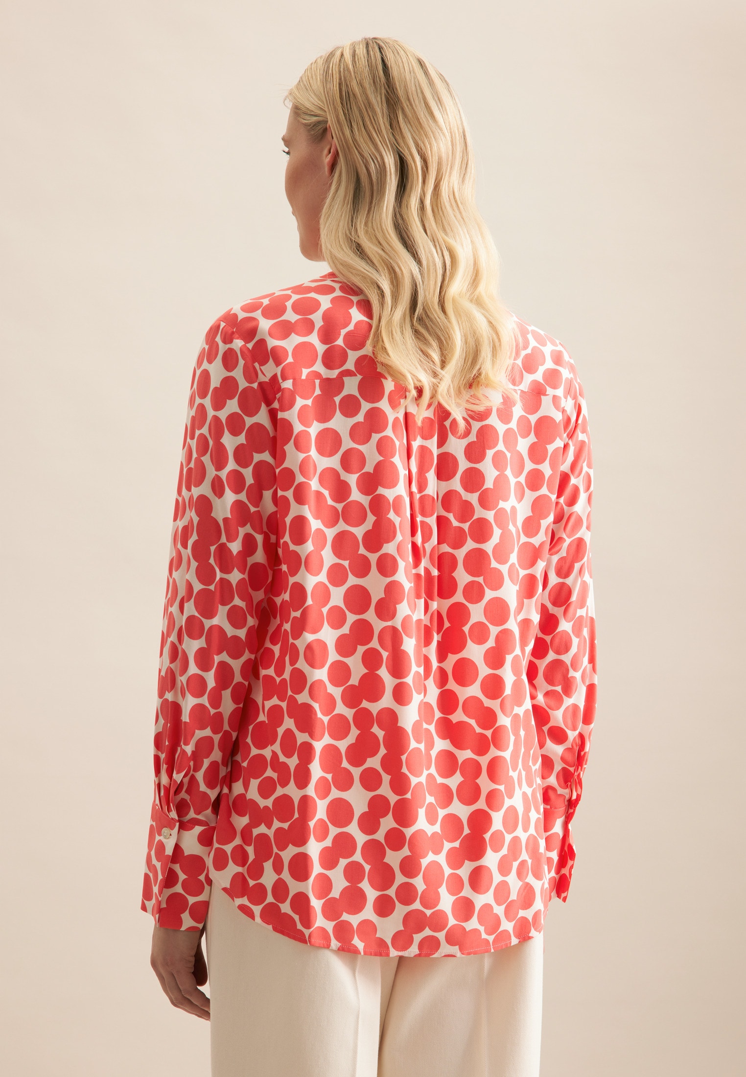 seidensticker Klassische Bluse »Schwarze Rose«, Tunika Punkte
