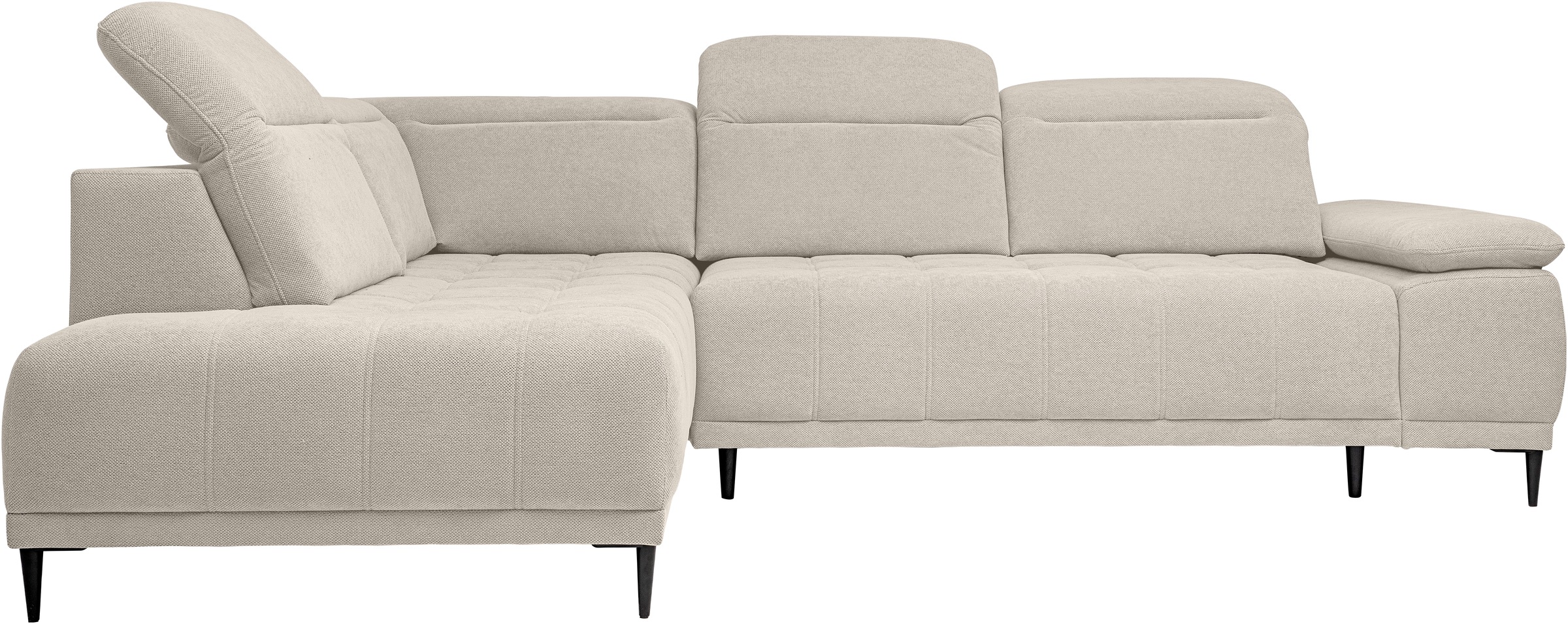 WERK2 Ecksofa "Memo Focus-L, elektrisch erweiterbare Sitztiefe um ca. 30 cm günstig online kaufen