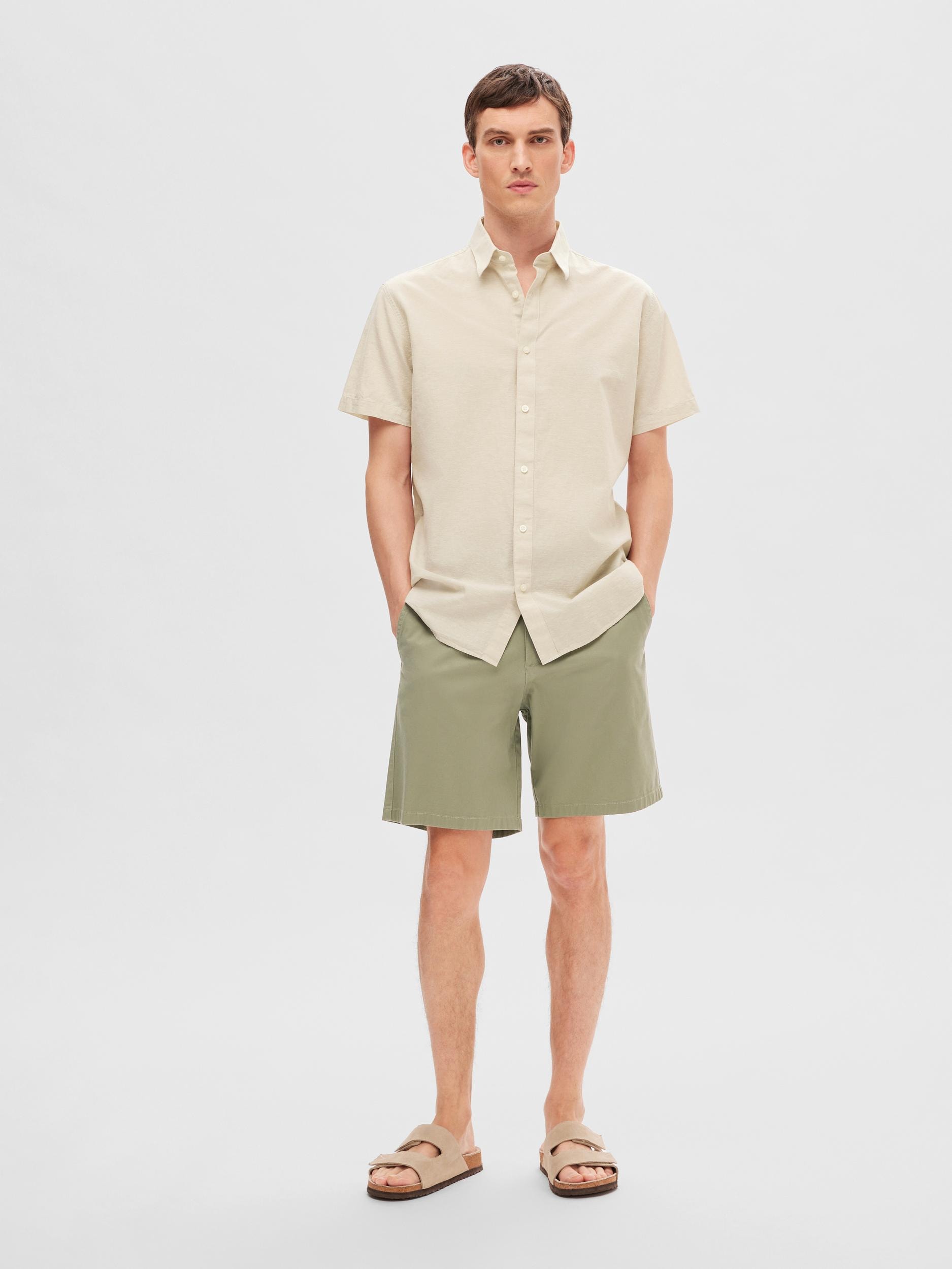 SELECTED HOMME Chinoshorts »SLHREGULAR BILL FLEX SHORTS NOOS«