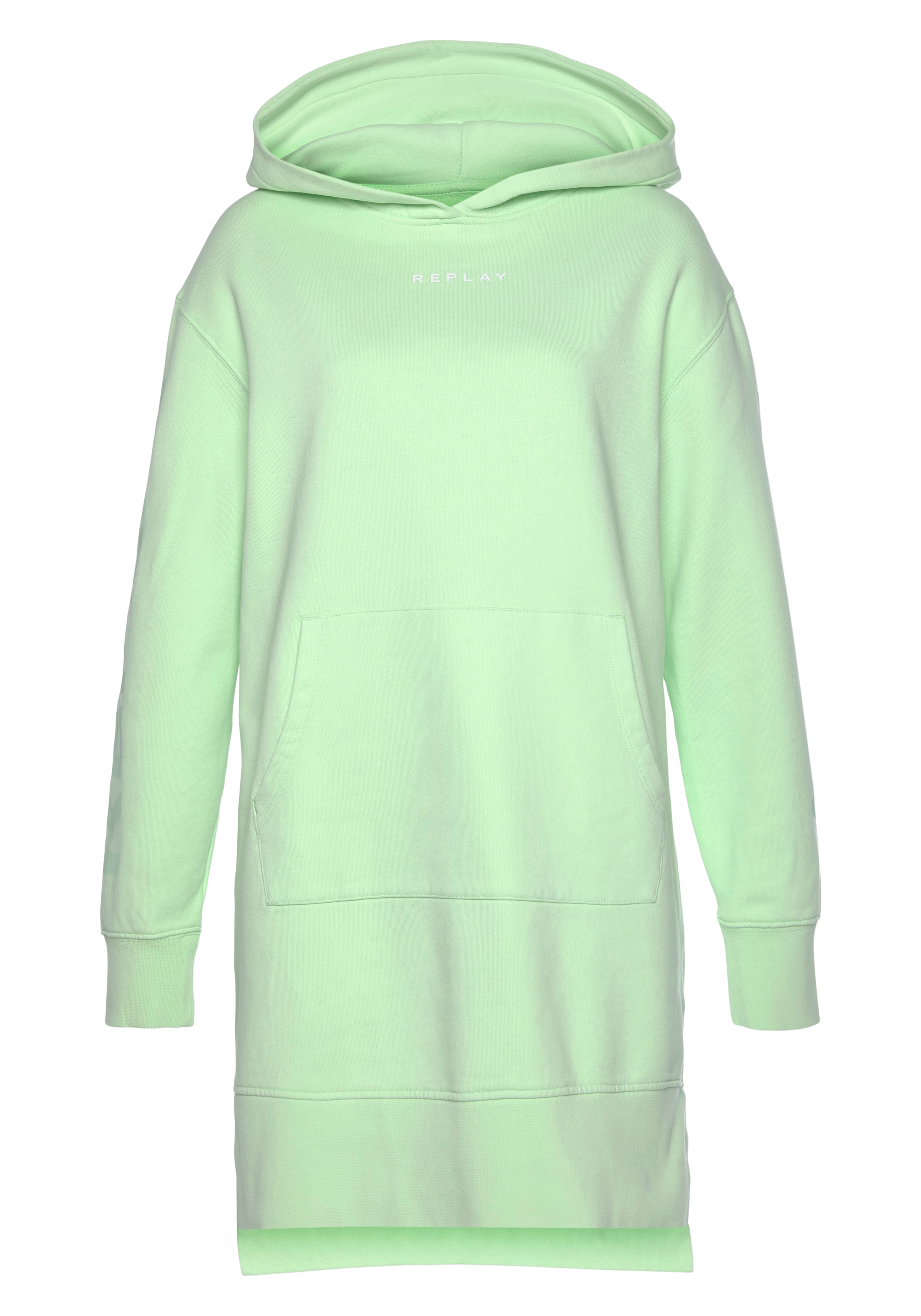 Einkaufstasche Replay Sweatkleid, aus mit Logoprint BAUR | Baumwoll-Fleece bestellen