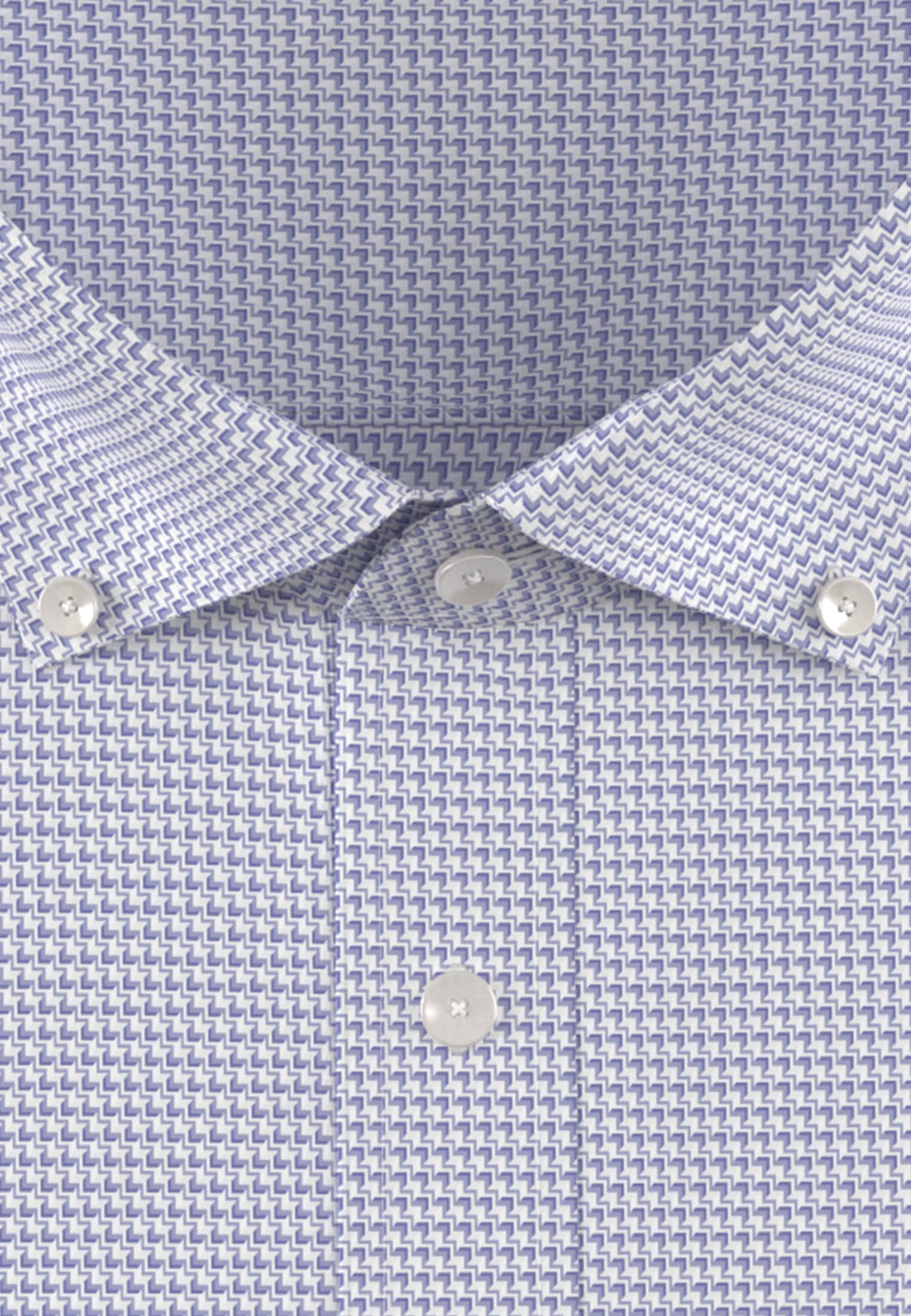 seidensticker Businesshemd »Regular«, Regular Langarm Button-Down-Kragen Struktur