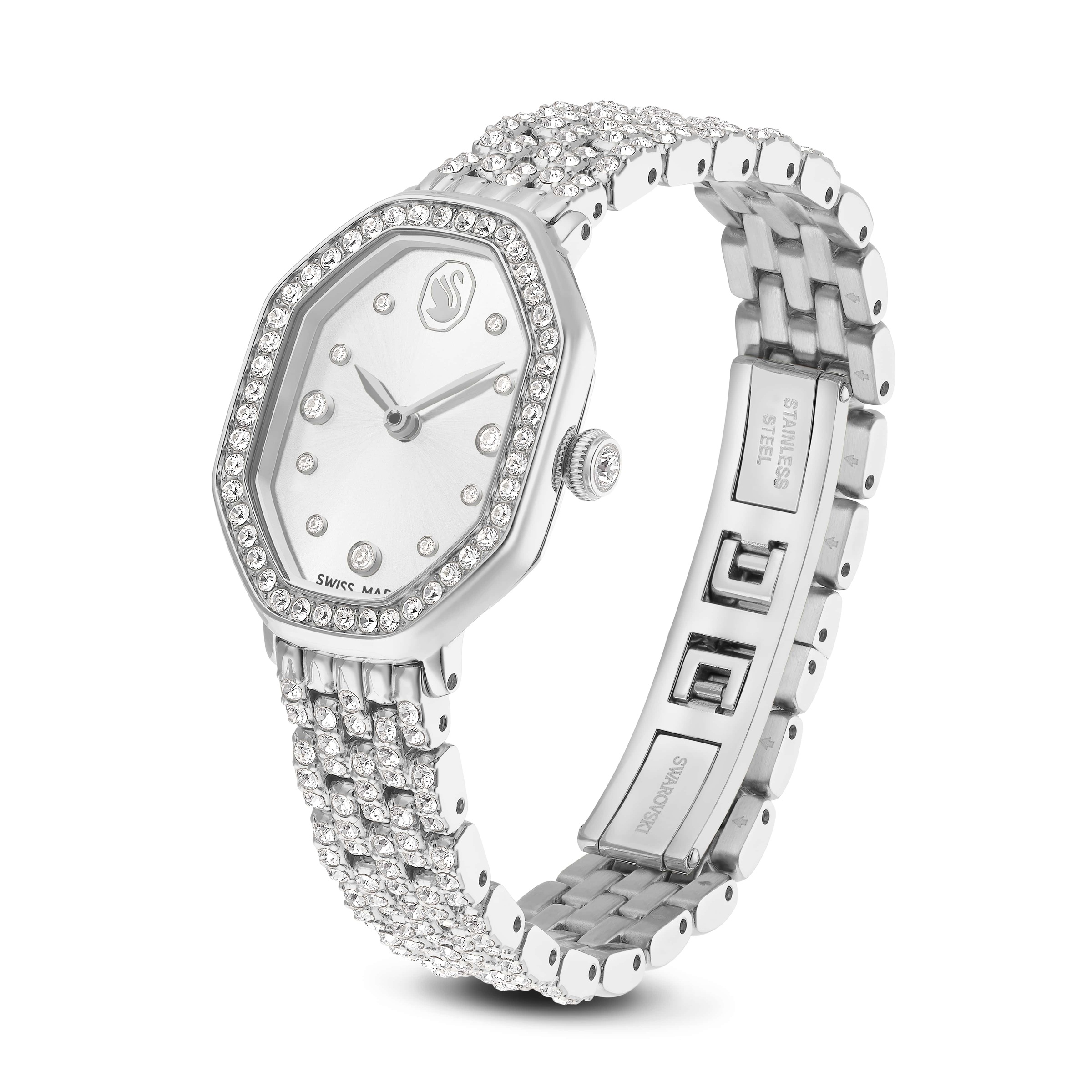 Swarovski Quarzuhr »DEXTERA« Armbanduhr, Damenuhr, Swiss Made, Edelstahlarmband, analog