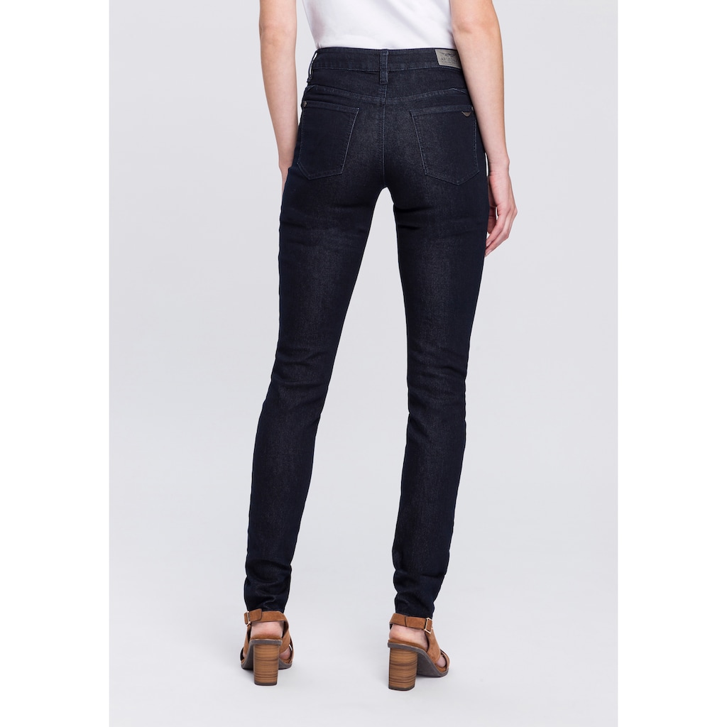 Damenmode Cotton made in Africa Arizona Slim-fit-Jeans, mit modischen Nahtverläufen auf der Front - NEUE KOLLEKTION rinsed