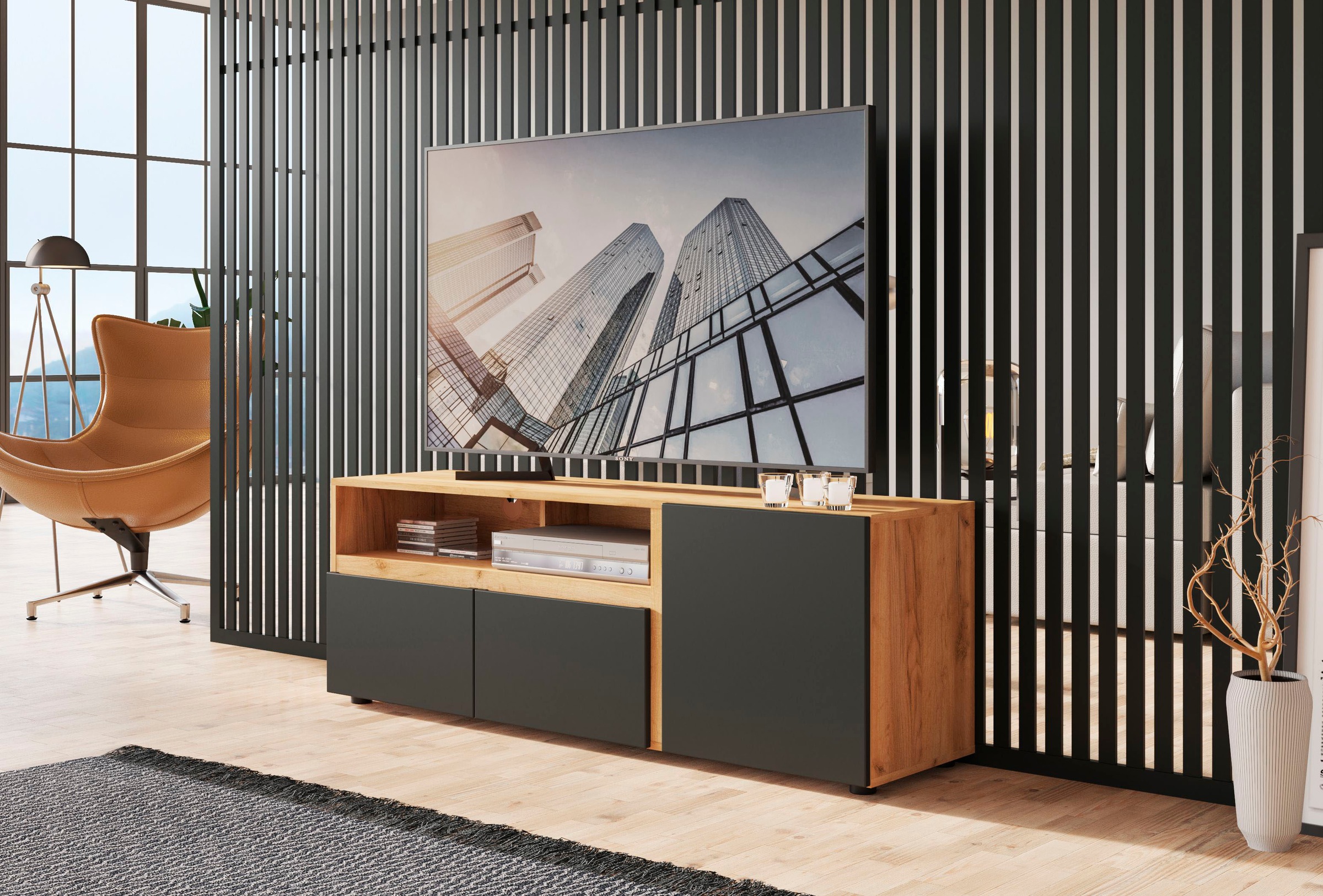 Home affaire Lowboard "Morongo" Breite ca. 149 cm günstig online kaufen