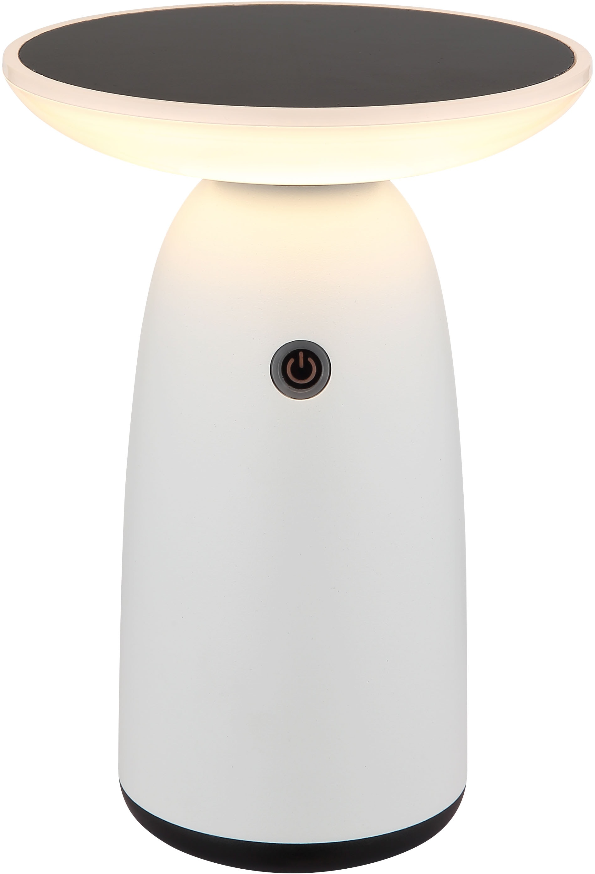 GLOBO LIGHTING LED Solarleuchte "SOLARLEUCHTE" LED-Modul 1 Stk. Warmweiß Solar/Touchdimmer/IP54/kann mit USB-C Kabel geladen werden