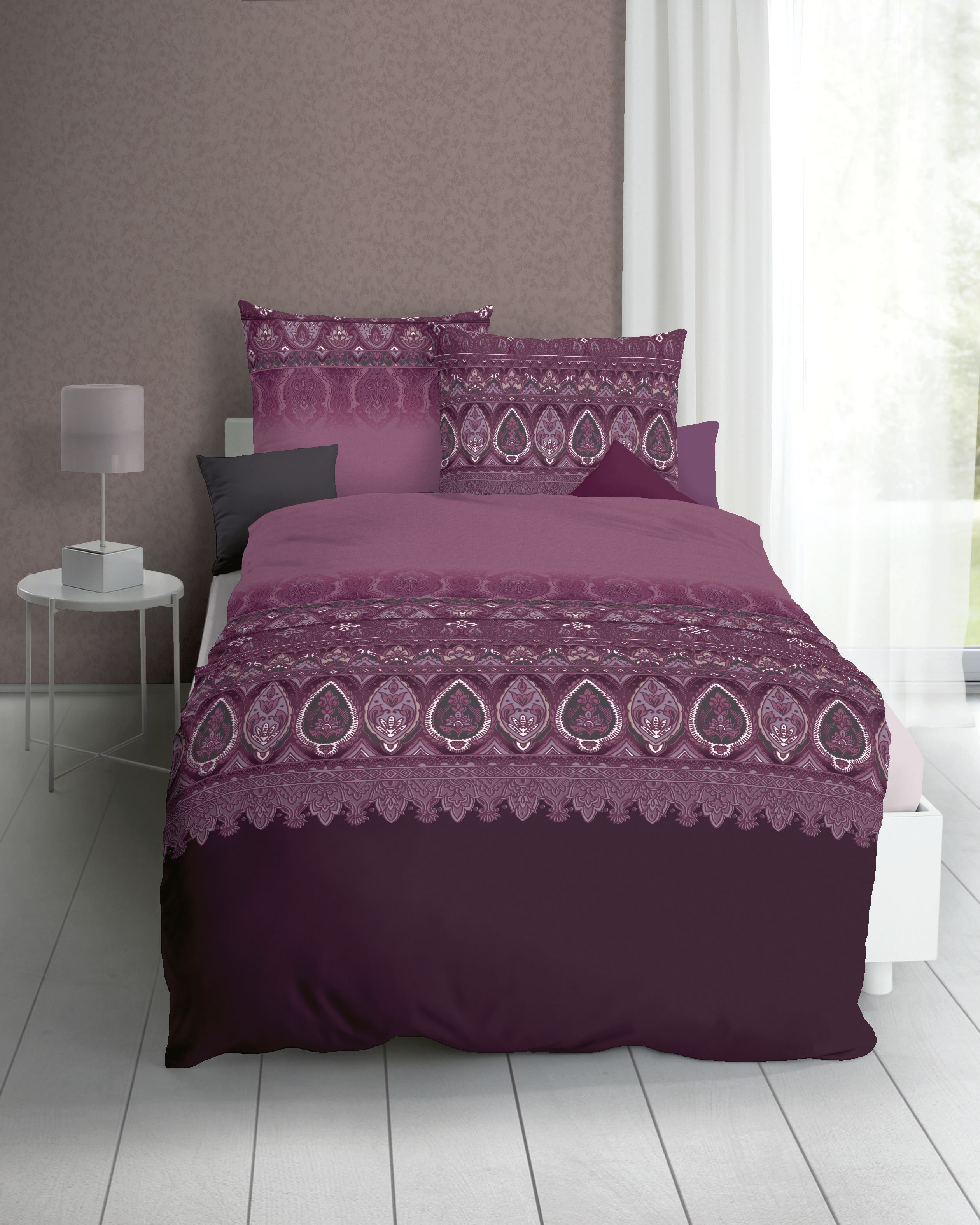 Thumbnail - Kaeppel Bettwäsche "Opulence" 2 Stk. tlg. Paisleymuster