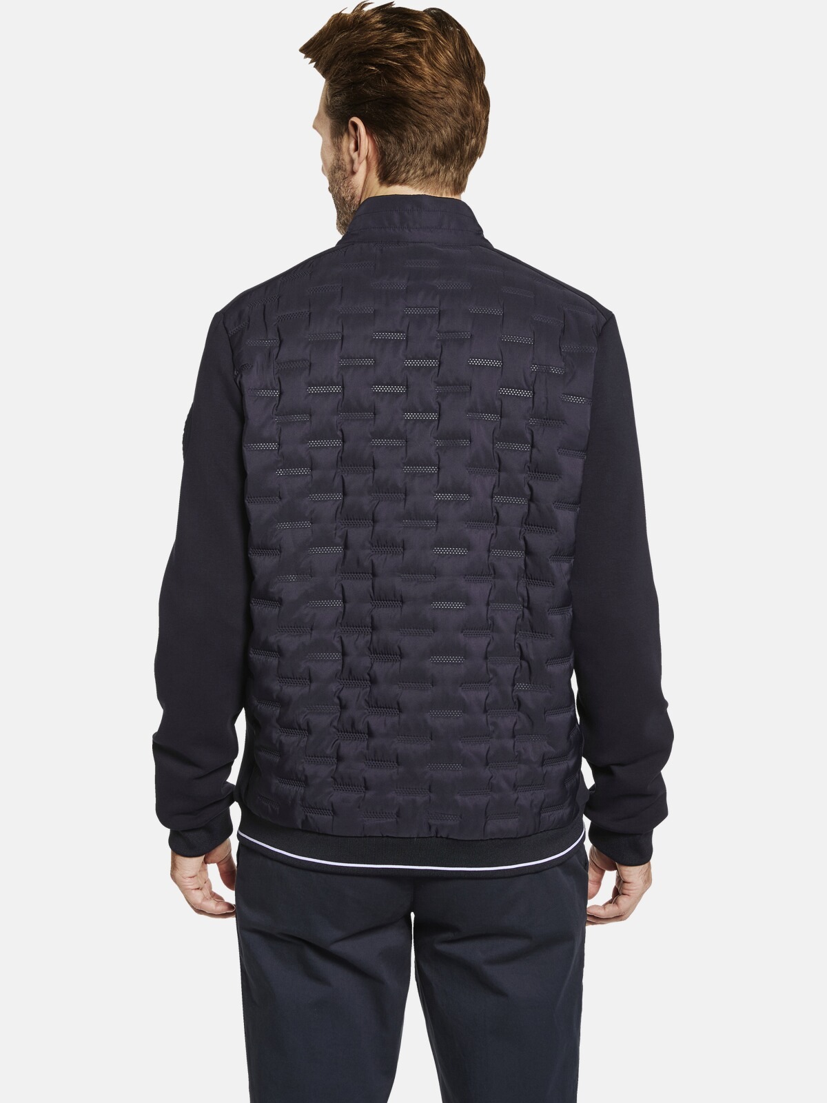 BABISTA ZURELLO Quilted Jacket Dark Blue Size 54 3