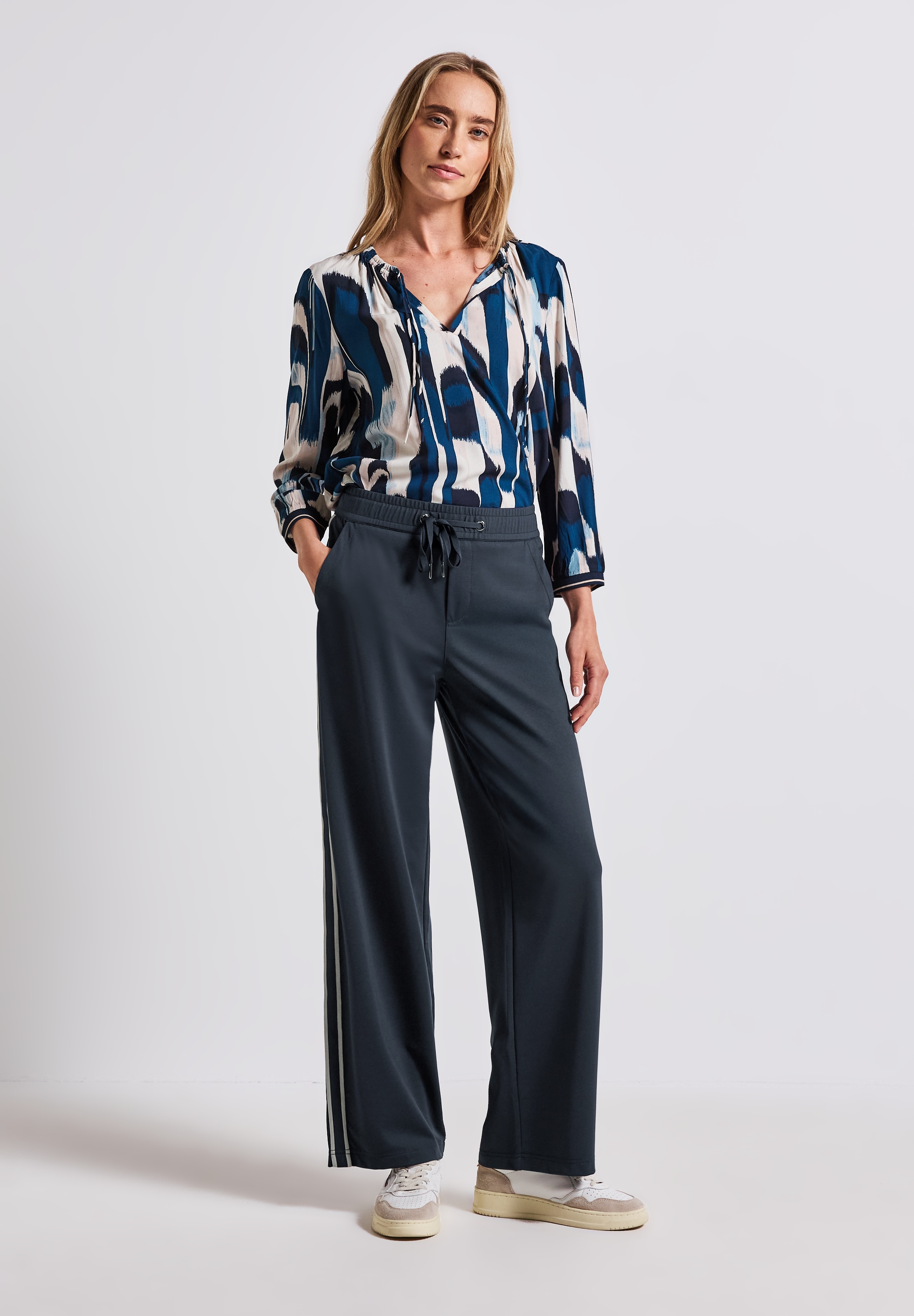 STREET ONE Stoffhose, High Waist