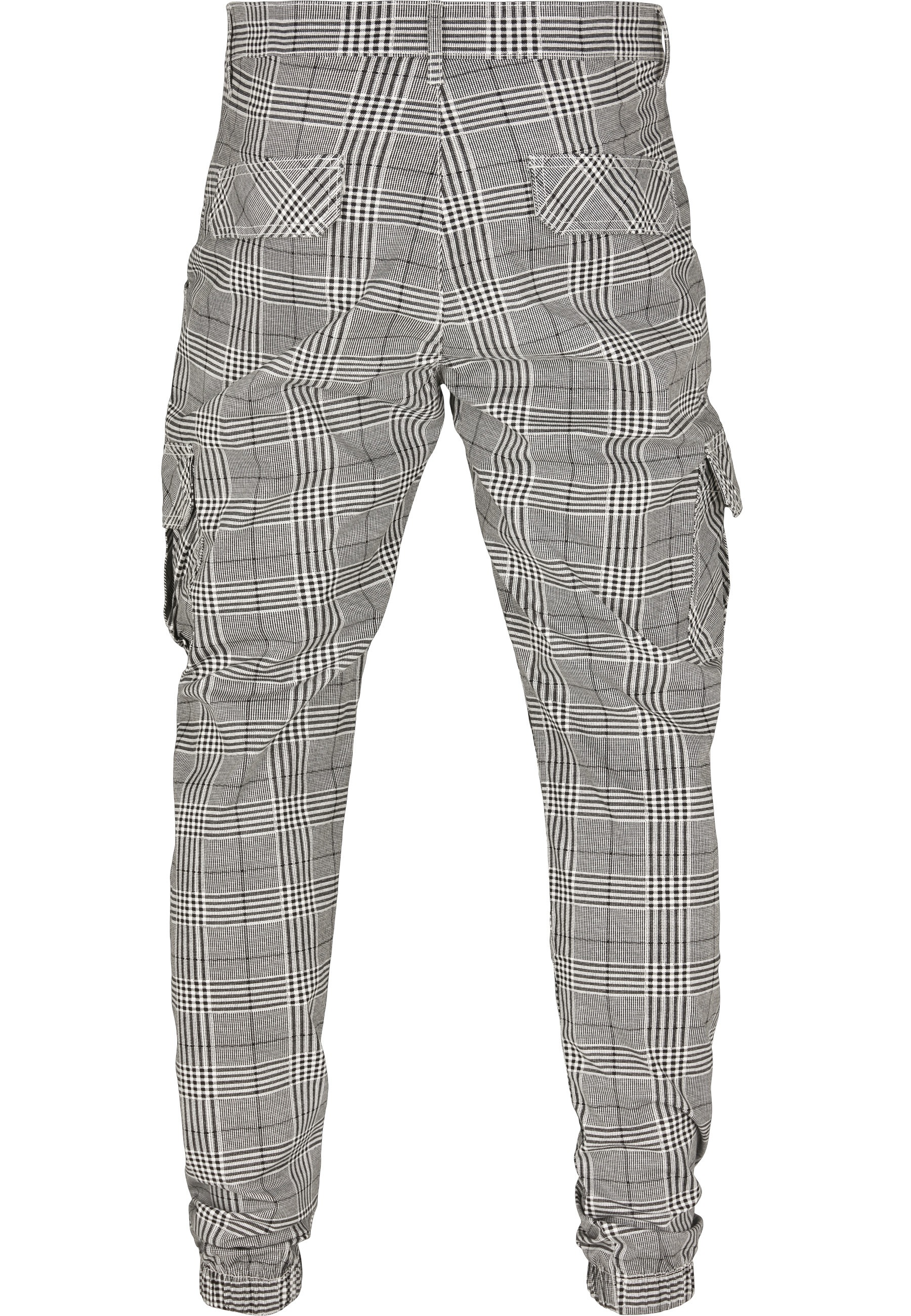 URBAN CLASSICS Cargohose »Urban Classics Herren AOP Glencheck Cargo Jog Pants«