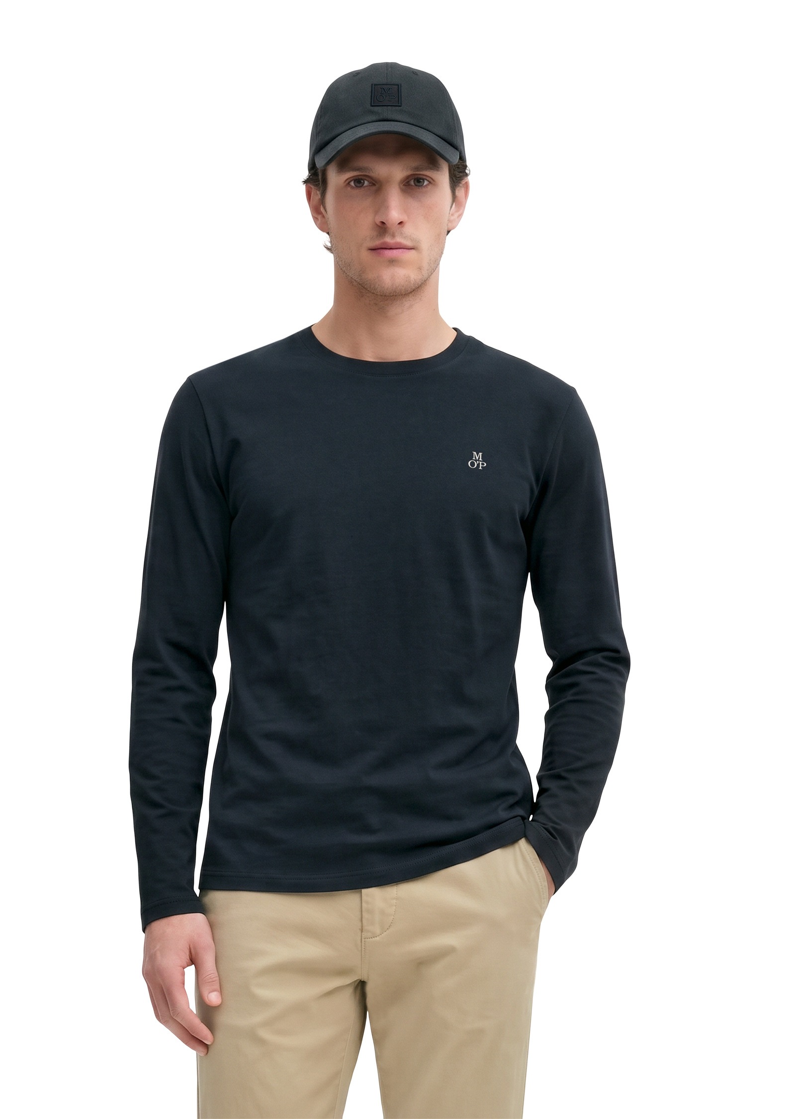 Marc OPolo Langarmshirt "aus reiner Bio-Baumwolle"