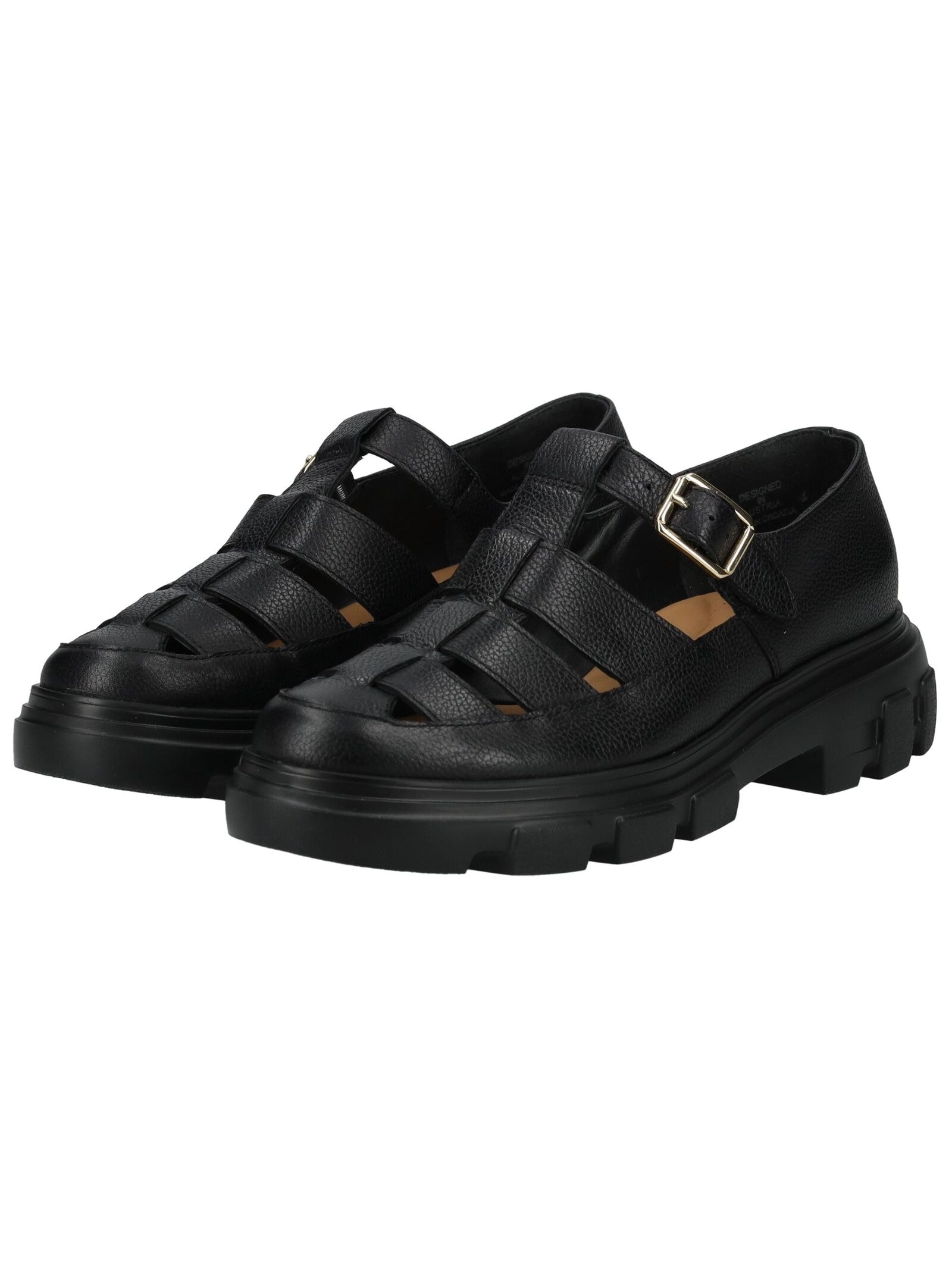 Slipper PAUL GREEN "Paul Green Slipper Leder", Damen, Gr. 39, schwarz, Leder, Schuhe Slipper 3