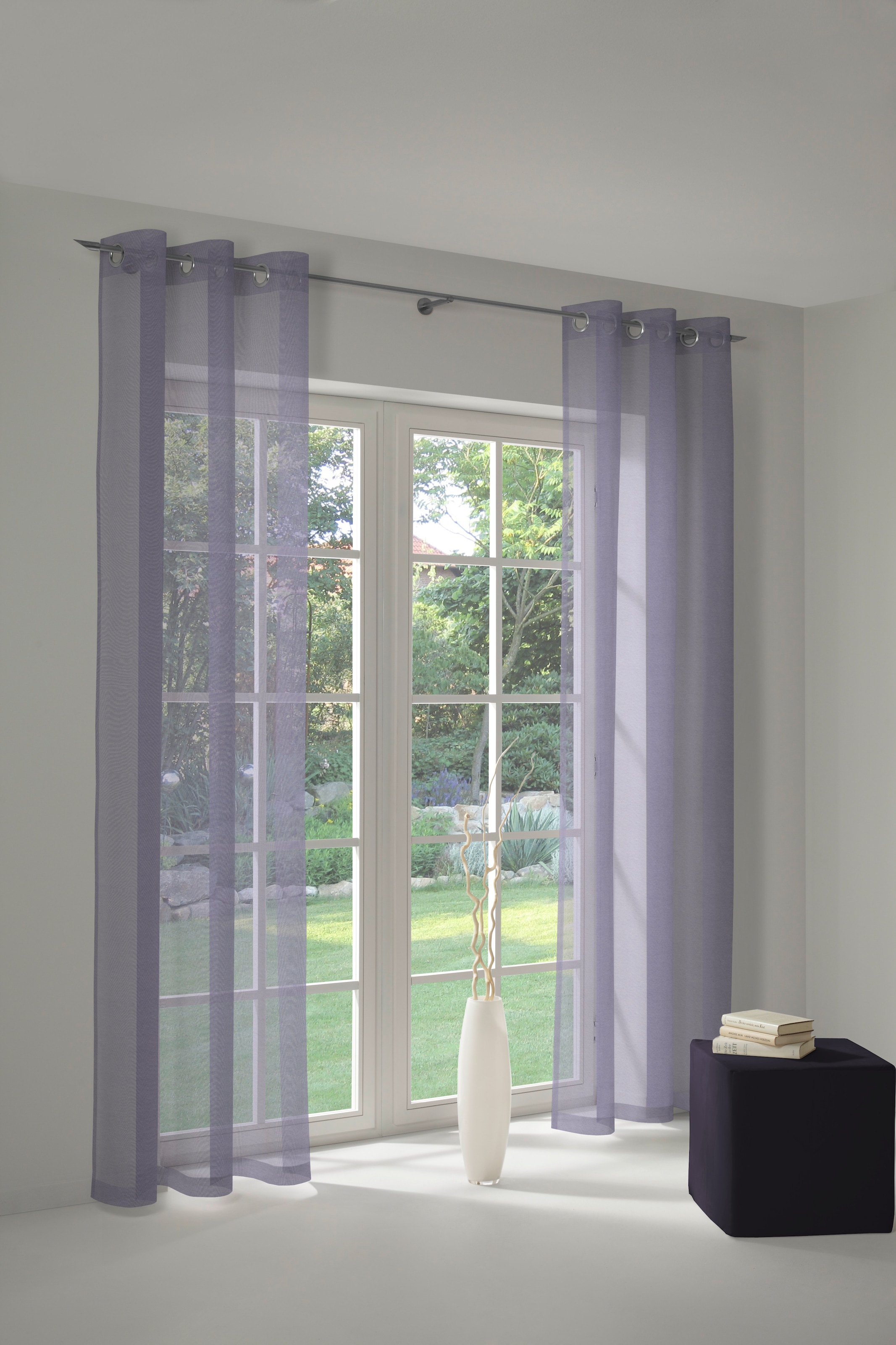 Wirth Vorhang "LORCA" Ösen 1 Stk. tlg. günstig online kaufen