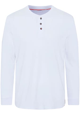 GARDENA Langarmshirt »Bright White«, mit Knopfleiste kaufen