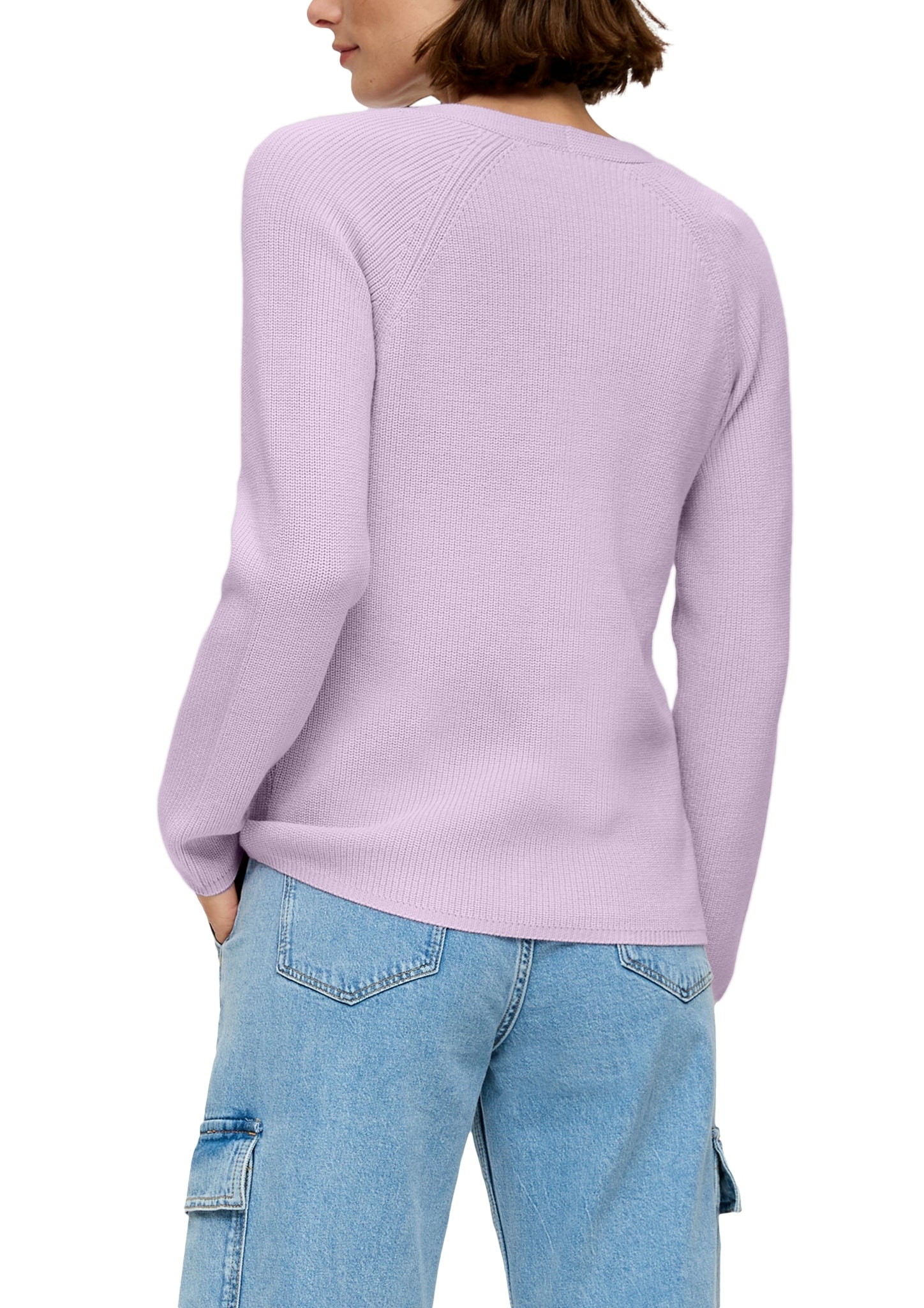 s.Oliver Strickpullover, mit Raglan Ärmeln