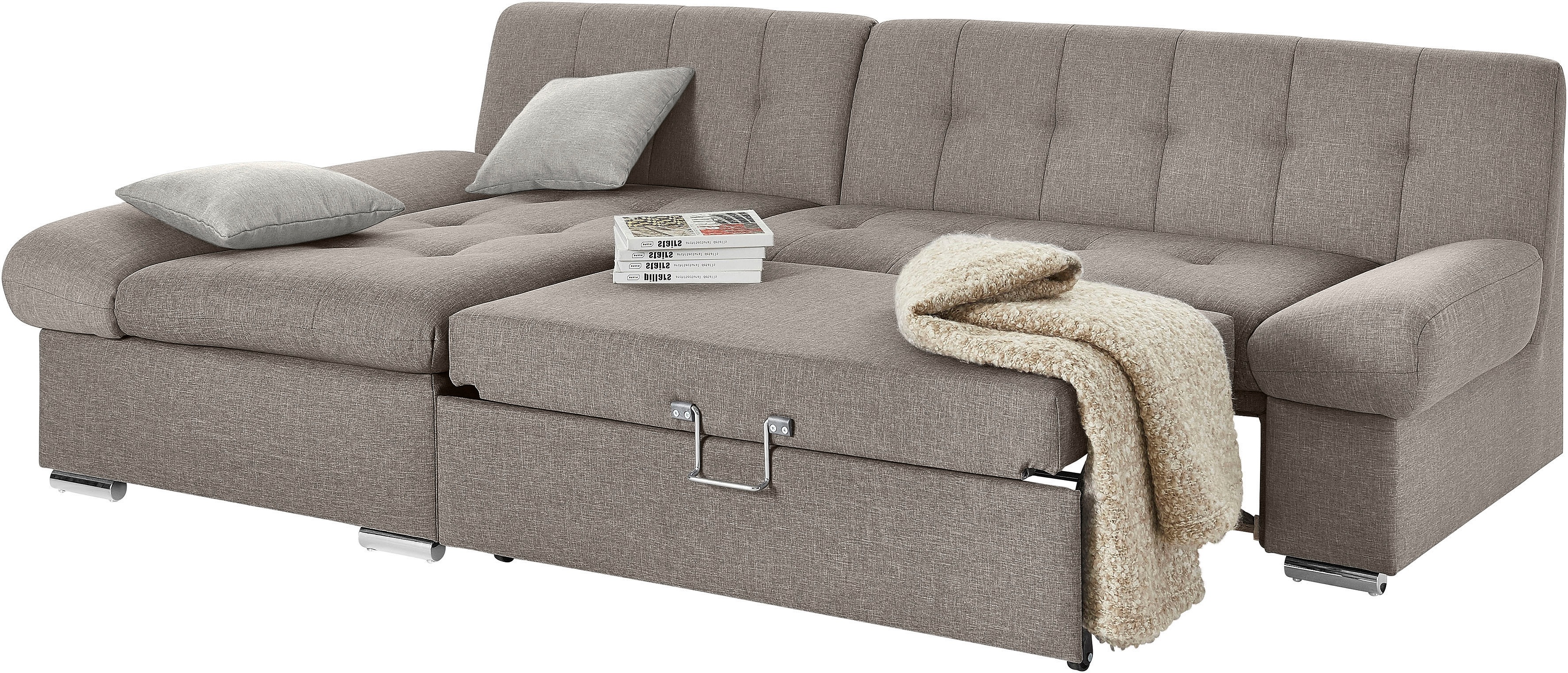 Thumbnail - TRENDMANUFAKTUR Ecksofa "Reggae II, moderne Optik, Armteilverstellung, B/T 237/156cm, L-Form", wahlweise mit Bettfunktio...