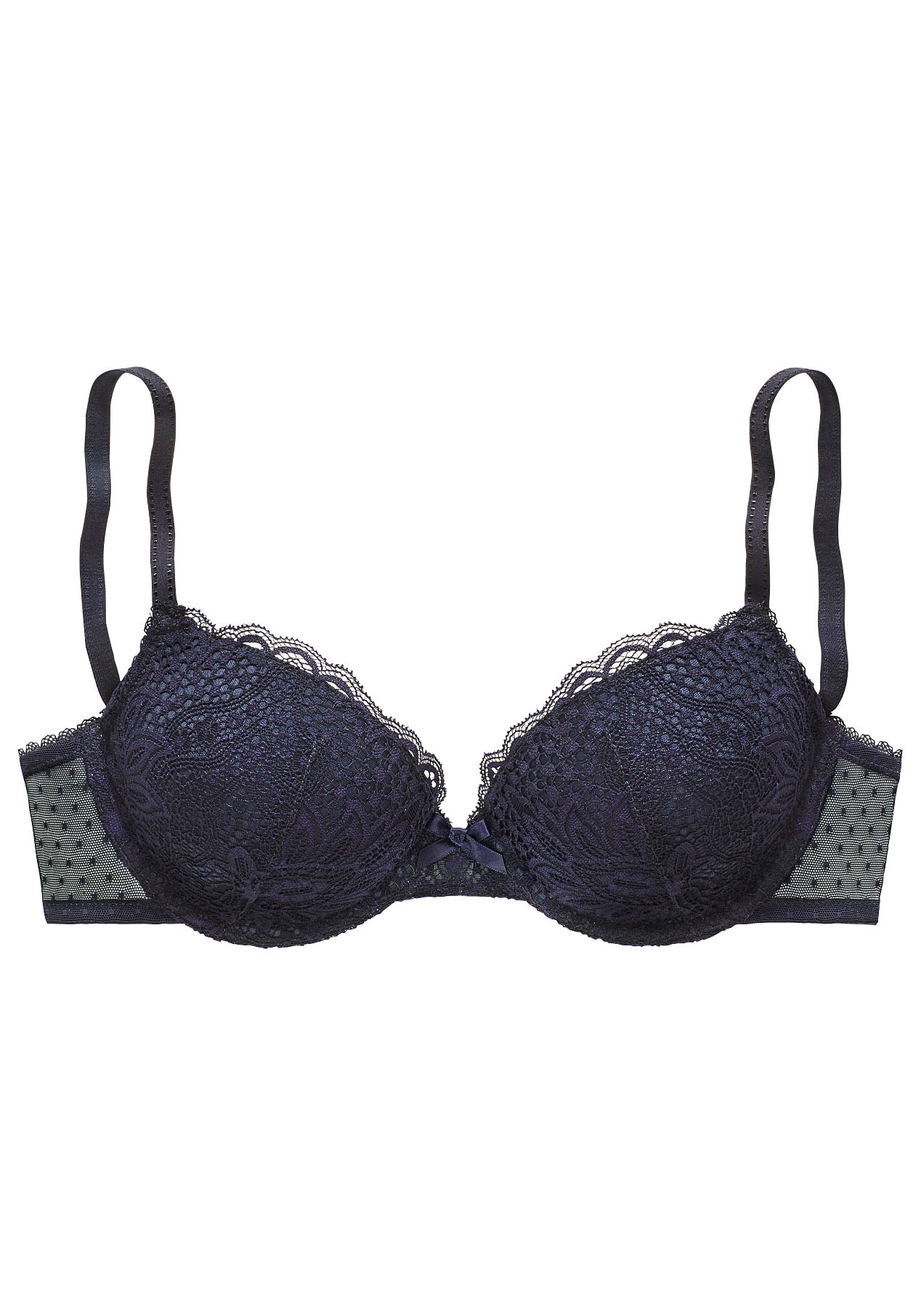 Vivance Push-up-BH, rundherum mit floraler Spitze, Dessous