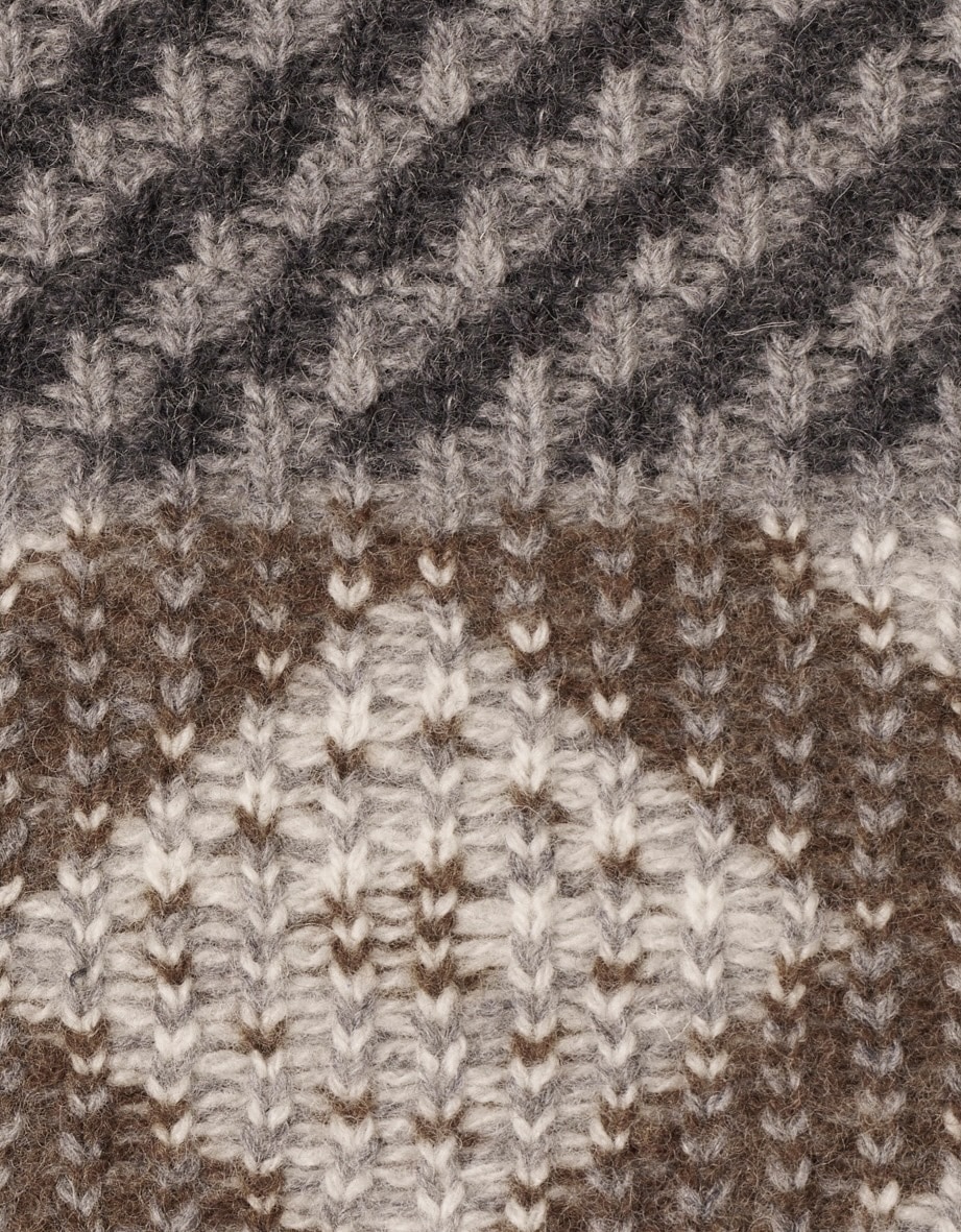 bugatti Norwegerpullover »Regular Fit«, mit Stehkragen & Fair-Isle