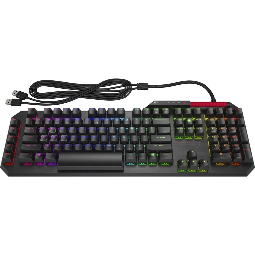 HP Gaming-Tastatur »OMEN Sequencer«, (Fn-Tasten-USB-Anschluss-Ziffernblock-Gaming-Modus)