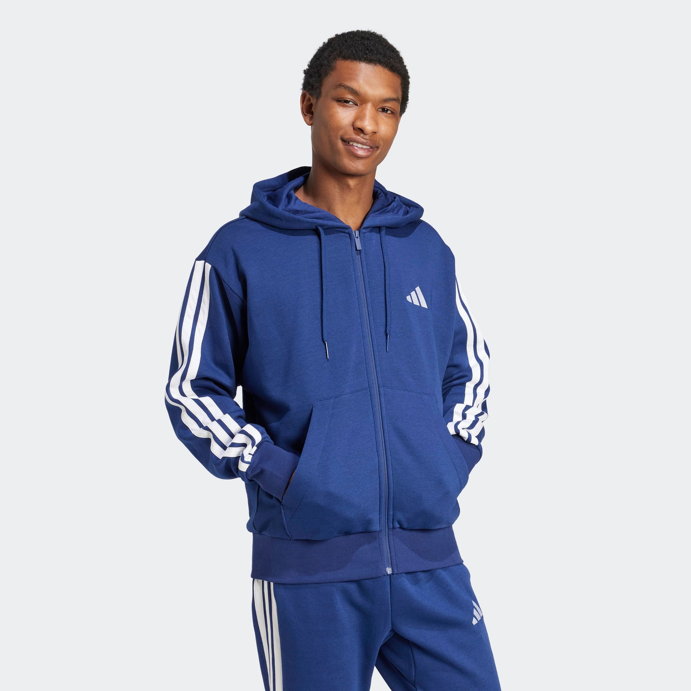 adidas Sportswear "M 3S FL FZ HD" 1 tlg. für Laufen und Sportmode, mit Reiß günstig online kaufen