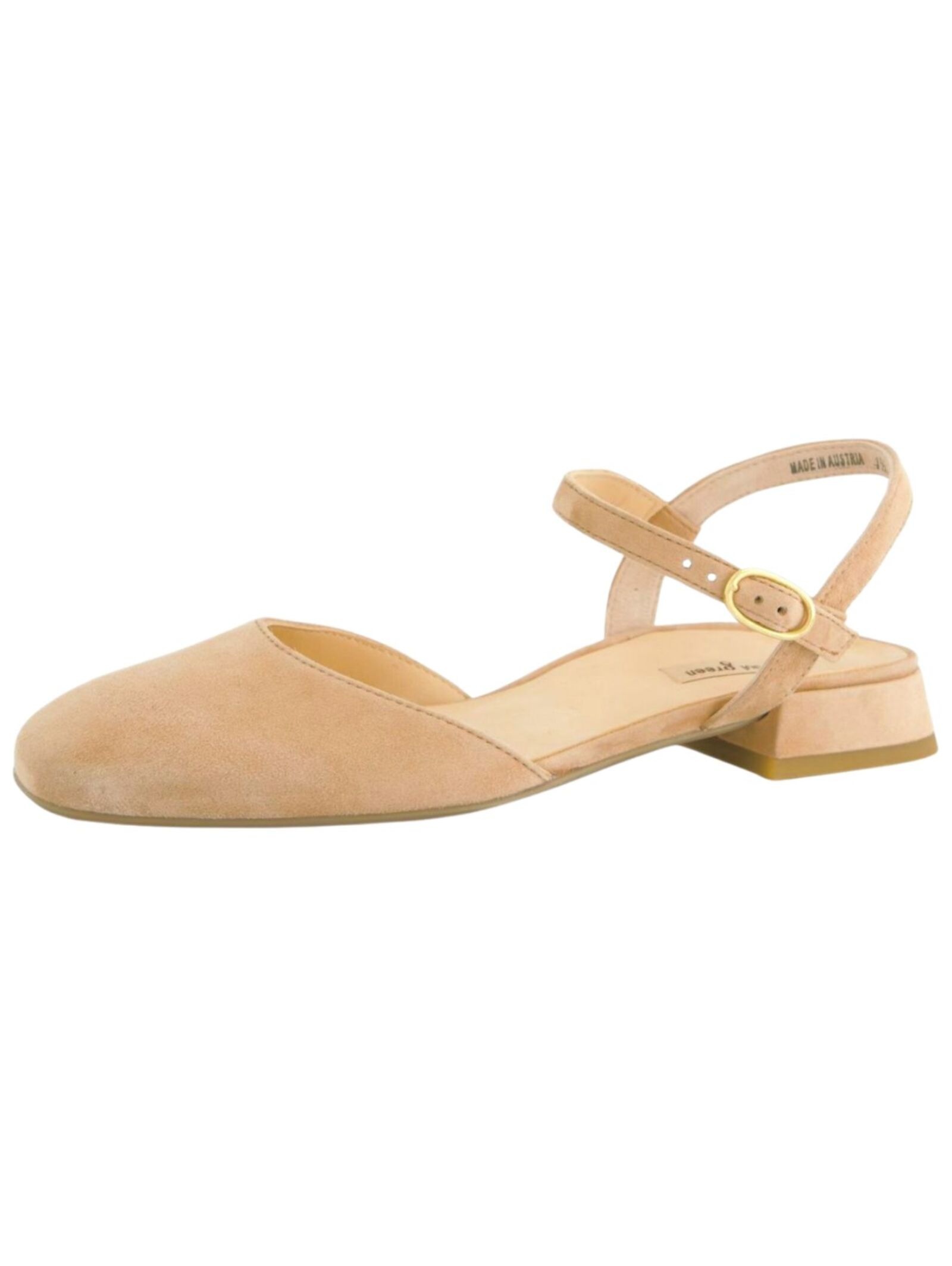 PAUL GREEN Damen Slingpumps "Paul Green Pumps Leder", Gr. 37,5, beige, Leder, Schuhe