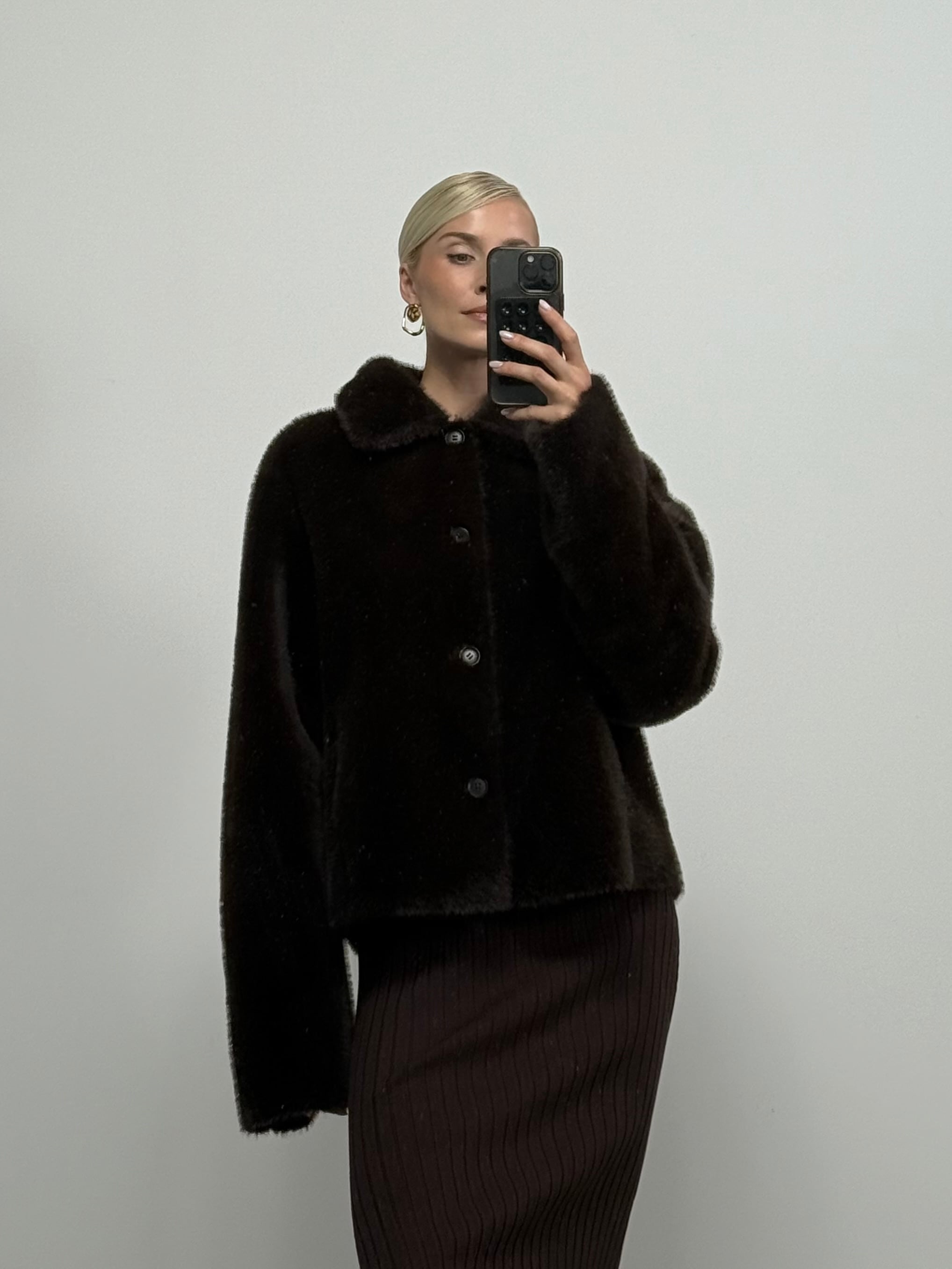LeGer Wendejacke »Masha, LeGer by Lena Gercke« aus Lederimitat und Plüschfell