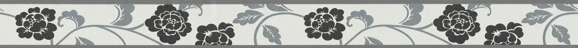 A.S. Création Bordüre "Only Borders" Wald botanisch floral leicht strukturiert Bordüre mit Blumen floral selbstklebend Borte Wohnzimmer Flur Design