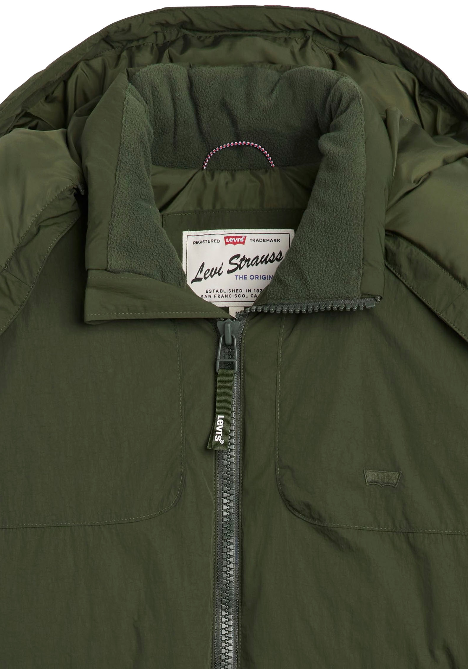 Levi's® Steppjacke »ROCKRIDGE SHORT PUFFER«, mit Kapuze