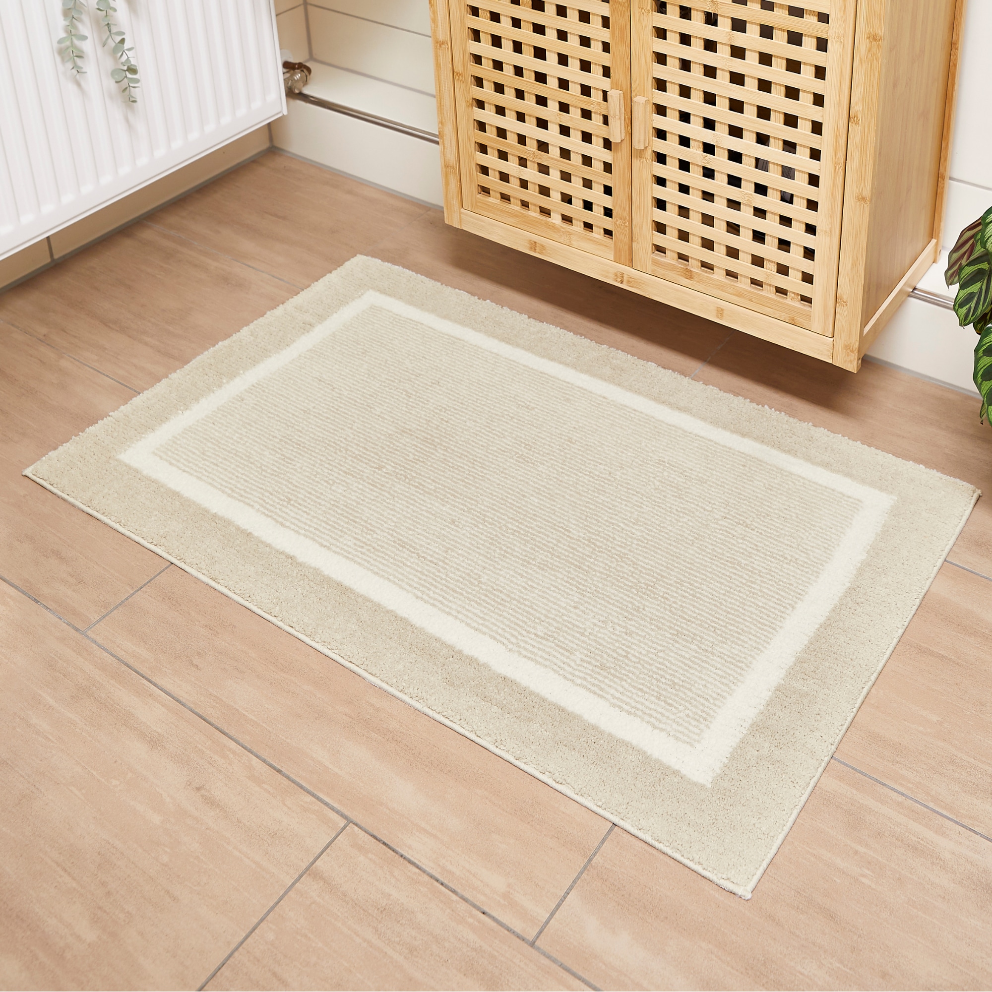 Andiamo Badematte "Maui" Höhe 15 mm rutschhemmend beschichtet fußbodenheizu günstig online kaufen