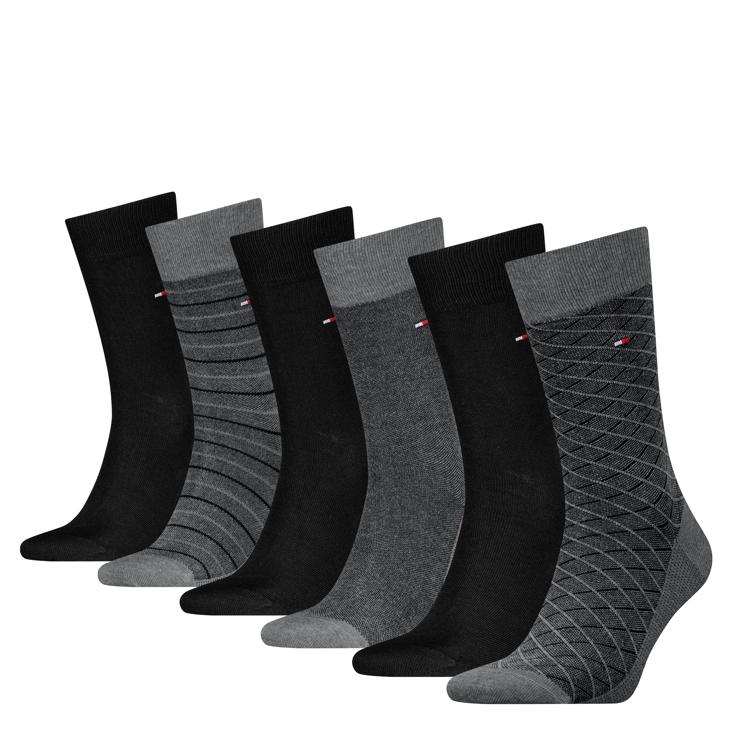 Tommy Hilfiger Socken "TH MEN SOCK 6P TIN GIFTBOX BIRDEYE", (6er Pack) günstig online kaufen