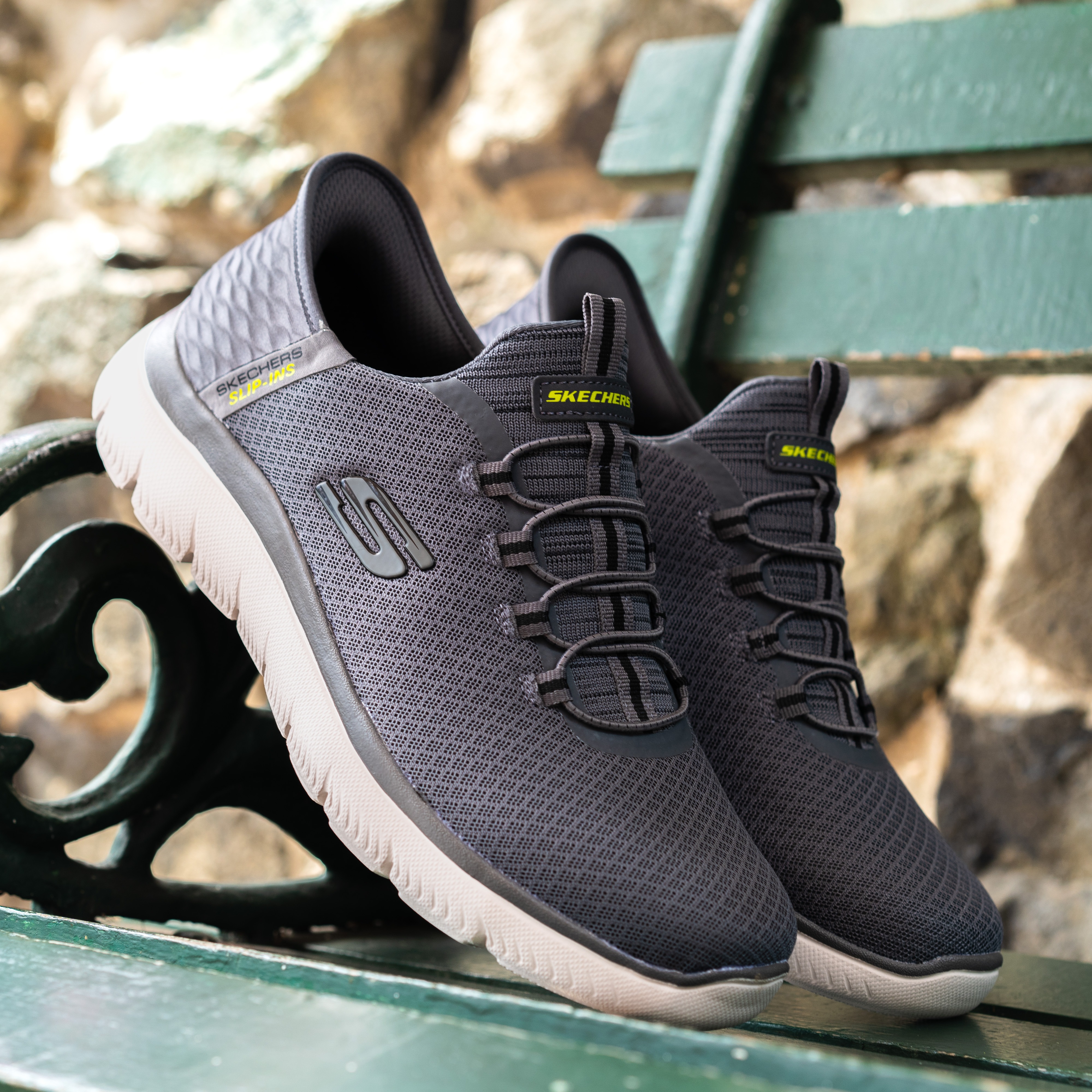 Thumbnail - Skechers Slip-On Sneaker "SUMMITS-HIGH RANGE", Freizeitschuh mit Slip Ins-Fersenpart für einen leichten Einstieg