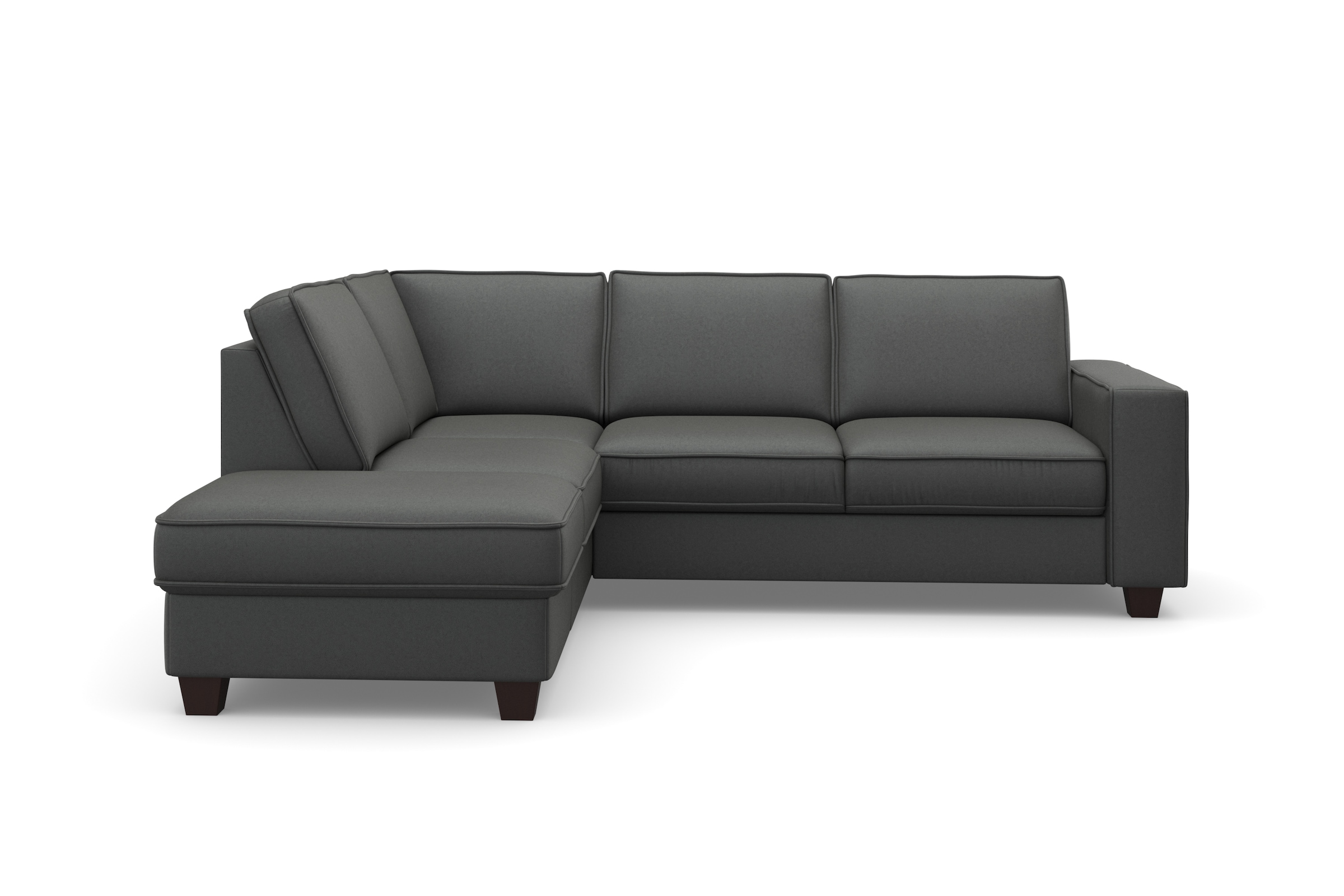 OTTO home Ecksofa "County L-Form" wahlweise Ottomane links oder rechts, mit Federkern-Polsterung