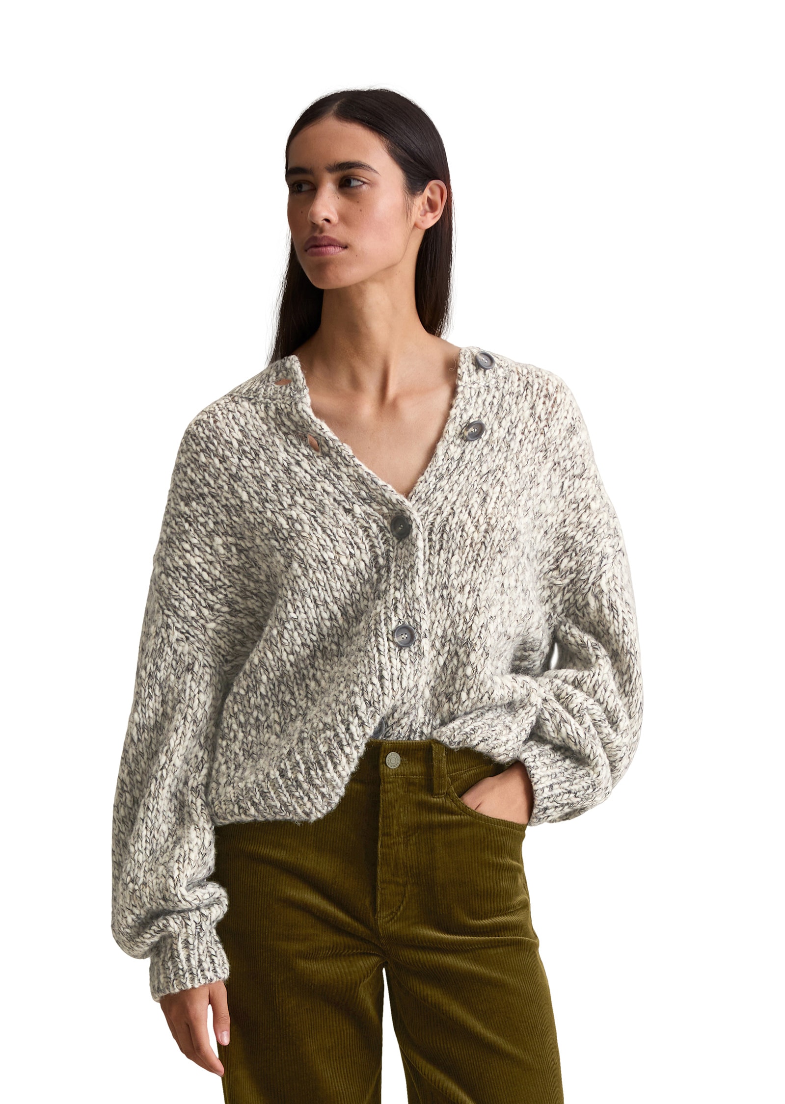 Marc OPolo DENIM Cardigan "aus Schurwolle-Alpakawolle-Mix" günstig online kaufen