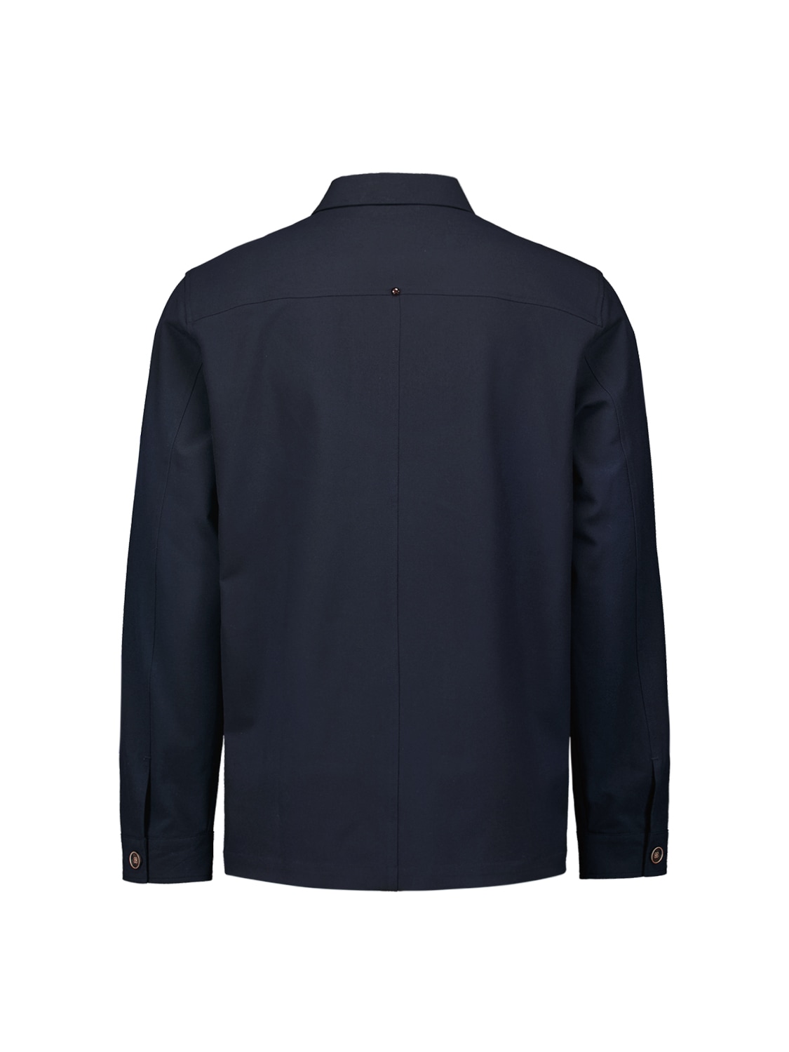 NO EXCESS Langarmhemd »No Excess Stretch Overshirt mit Reißverschluss«