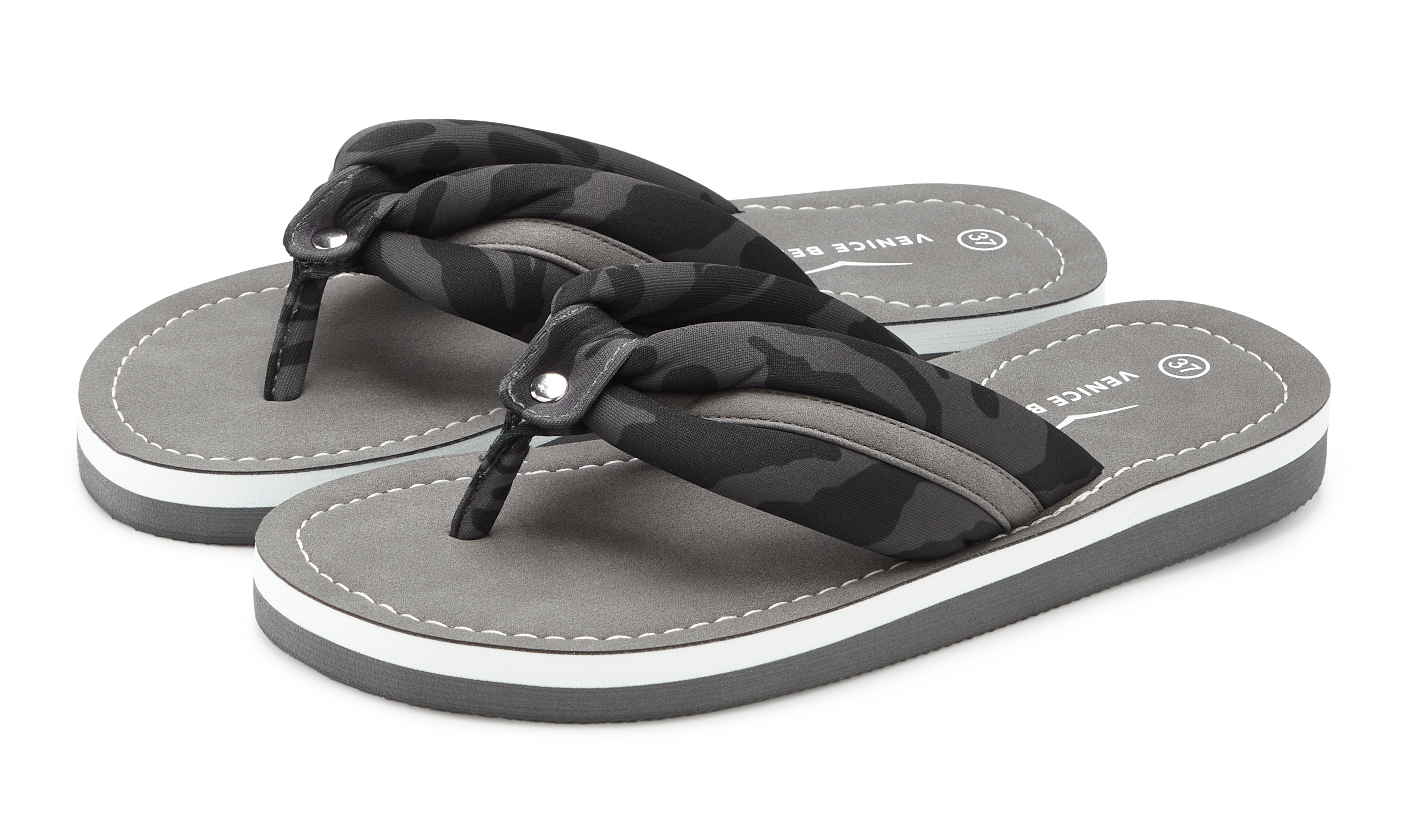 Venice Beach Badezehentrenner "Sandale, Badeschuh, Badelatsche, Flip Flop, Badeschlappe, Sommerschuhe" NEU Zehentrenner mit wasserabweisender und leichter Sohle VEGAN
