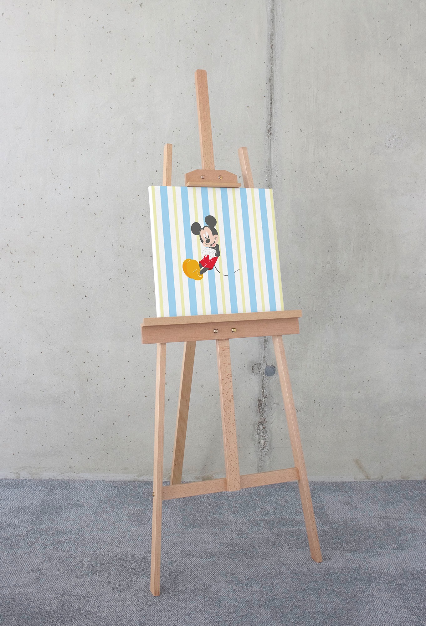 Komar Leinwandbild "Mickey Sweet Dreams - Größe 40 x 40 cm" Natur 1 Stk. tl günstig online kaufen