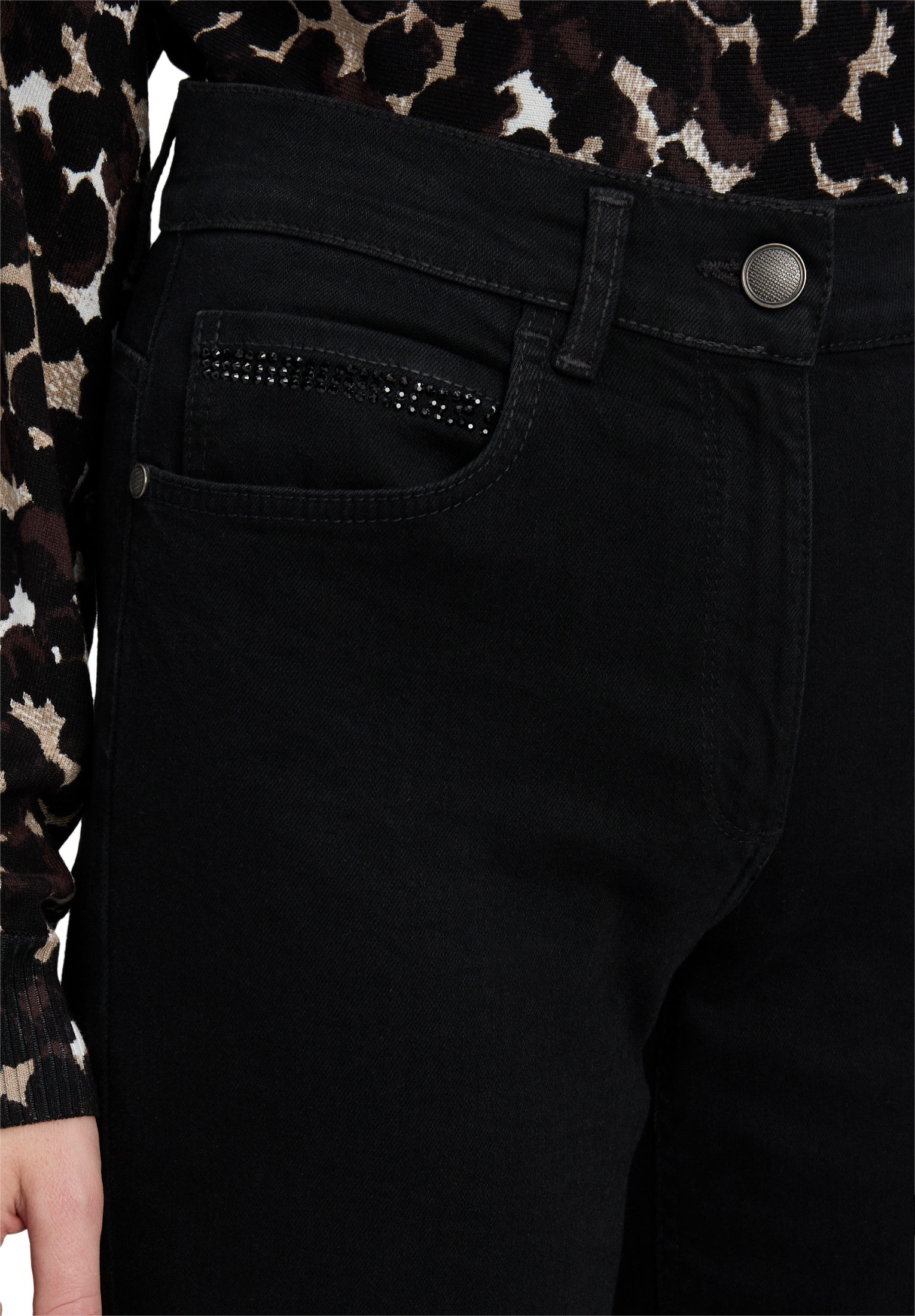 Betty Barclay Slim-fit-Jeans »Betty Barclay Damen Casual-Hose mit Strass«