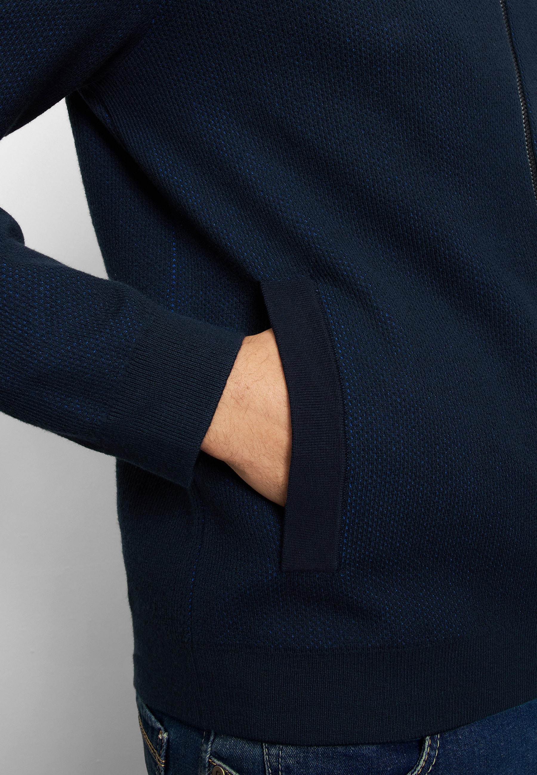 OLYMP Sweatjacke »OLYMP Casual Strick«