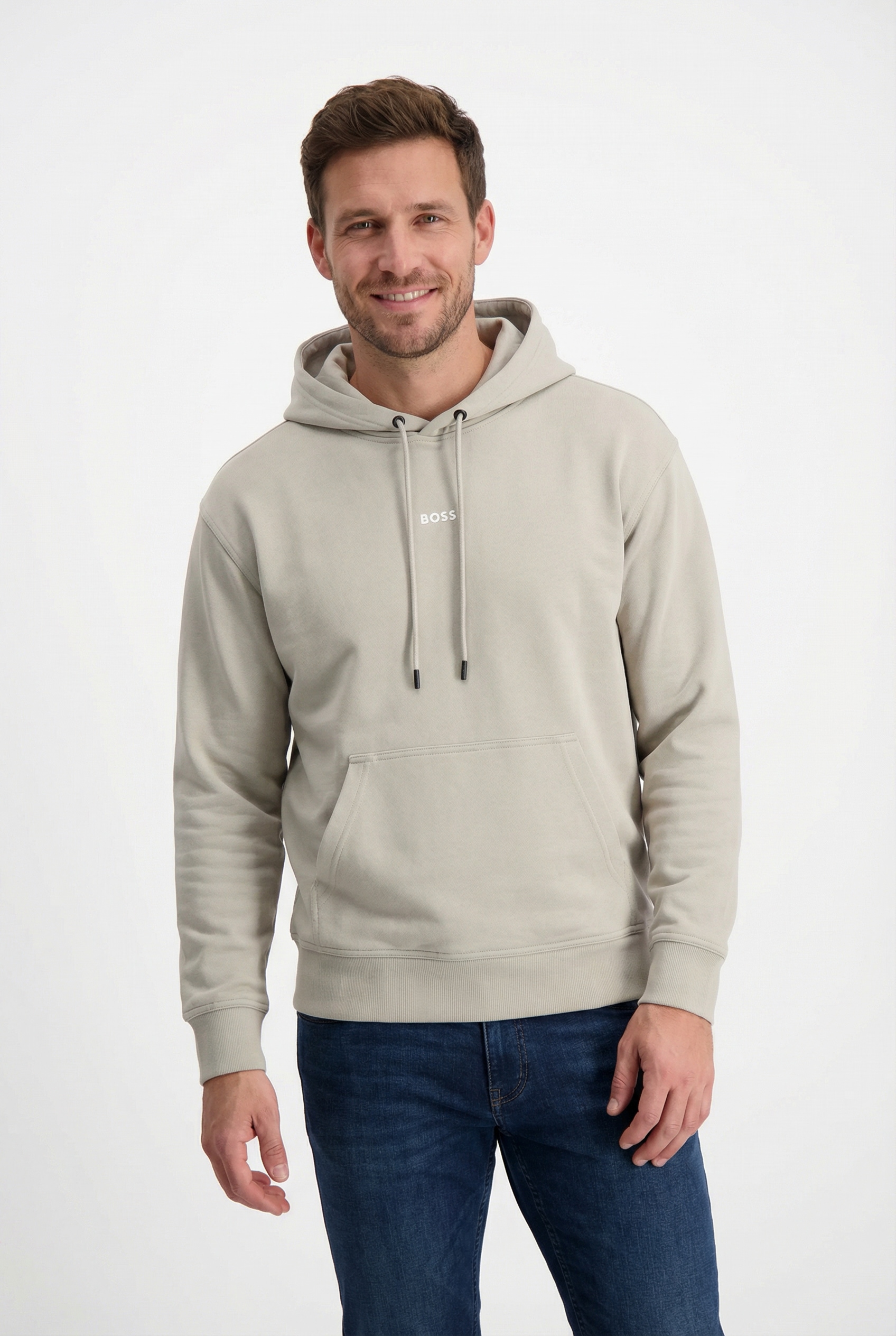 BOSS ORANGE Kapuzensweatshirt "WeSmallhood", mit Kängurutasche