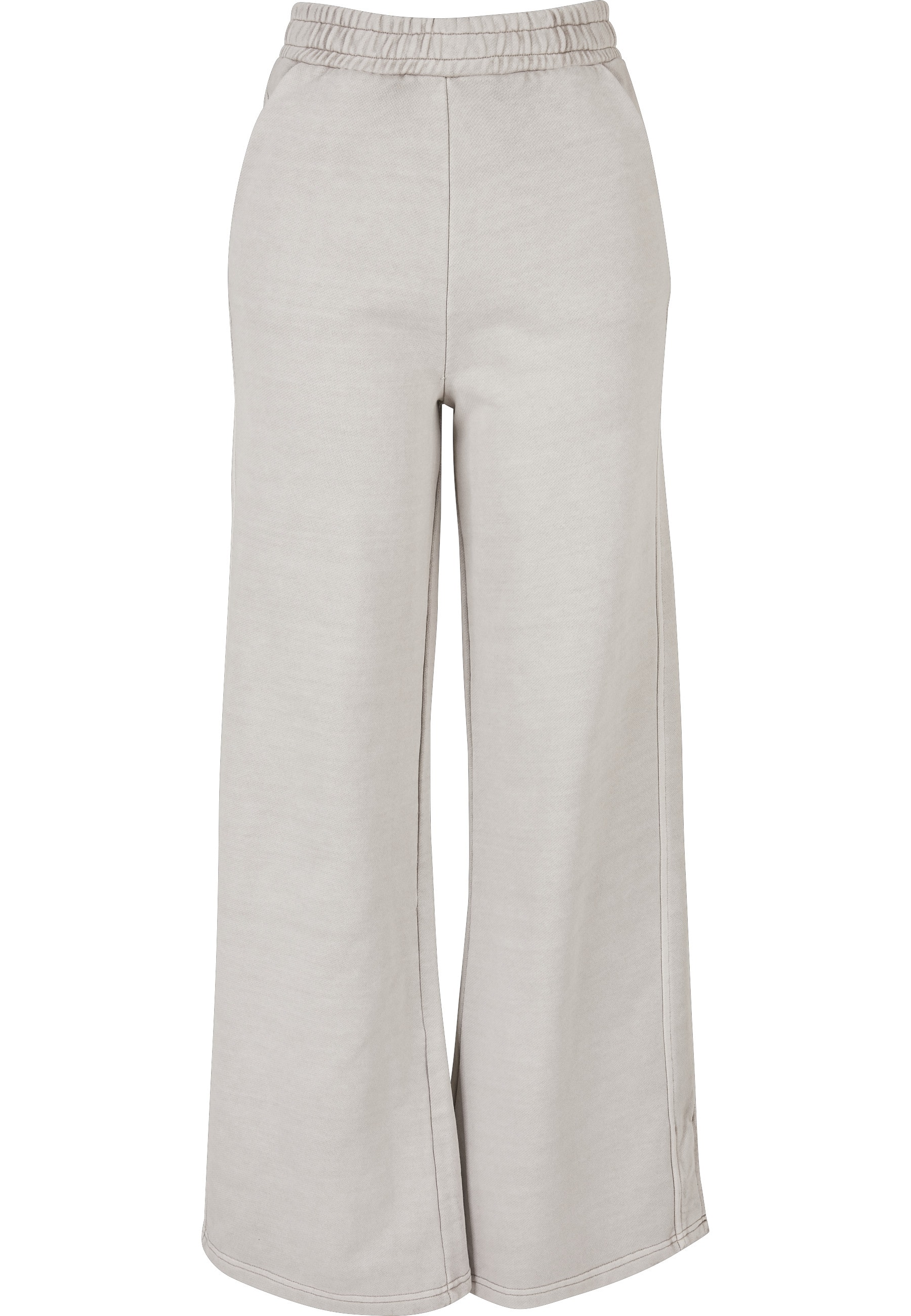 URBAN CLASSICS Sweathose "Urban Classics Damen Ladies Heavy Terry Garment Dye Slit Pants"