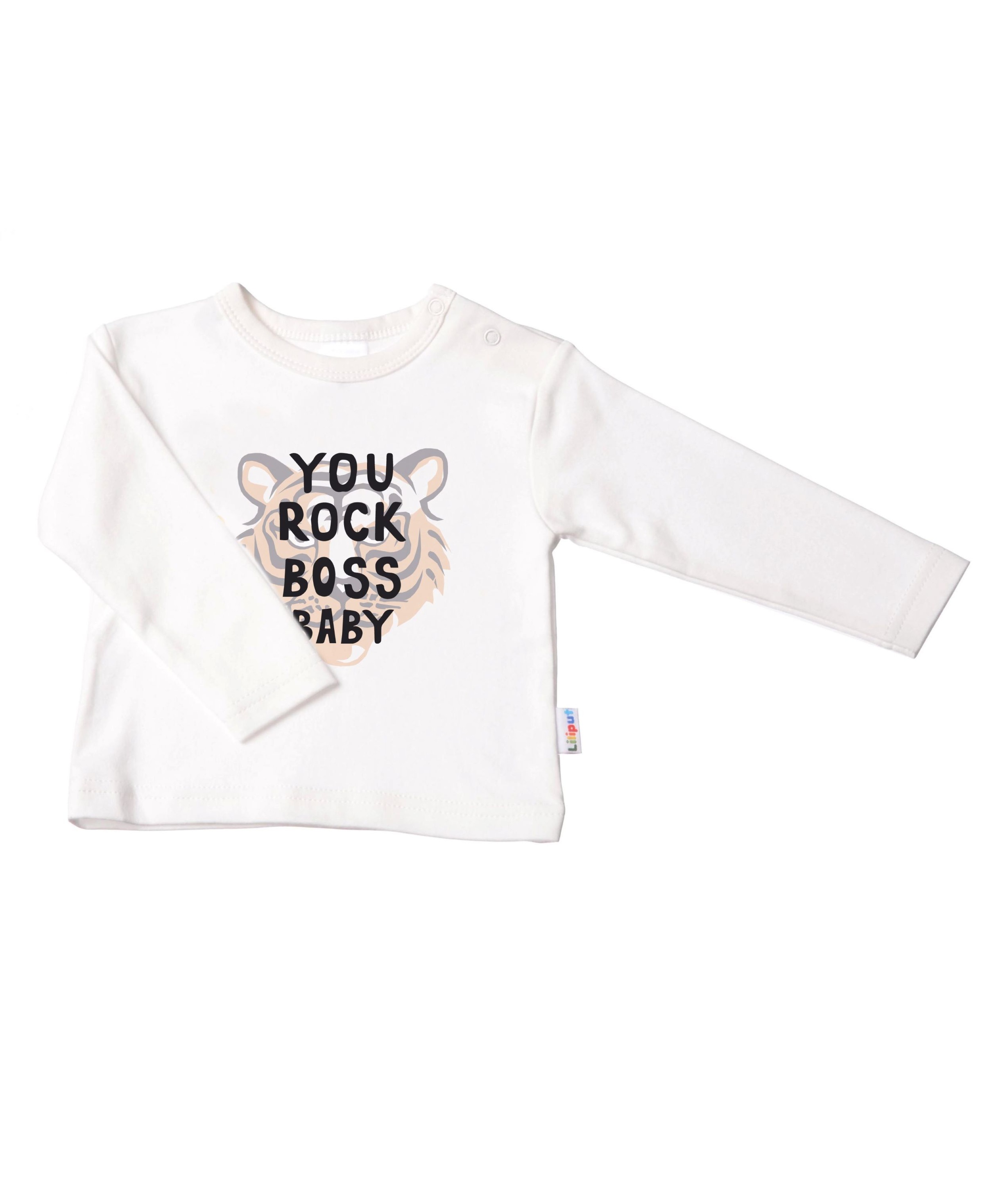 Liliput Langarmshirt »Rock Boss Baby«, mit Druckknöpfen auf der Schulter