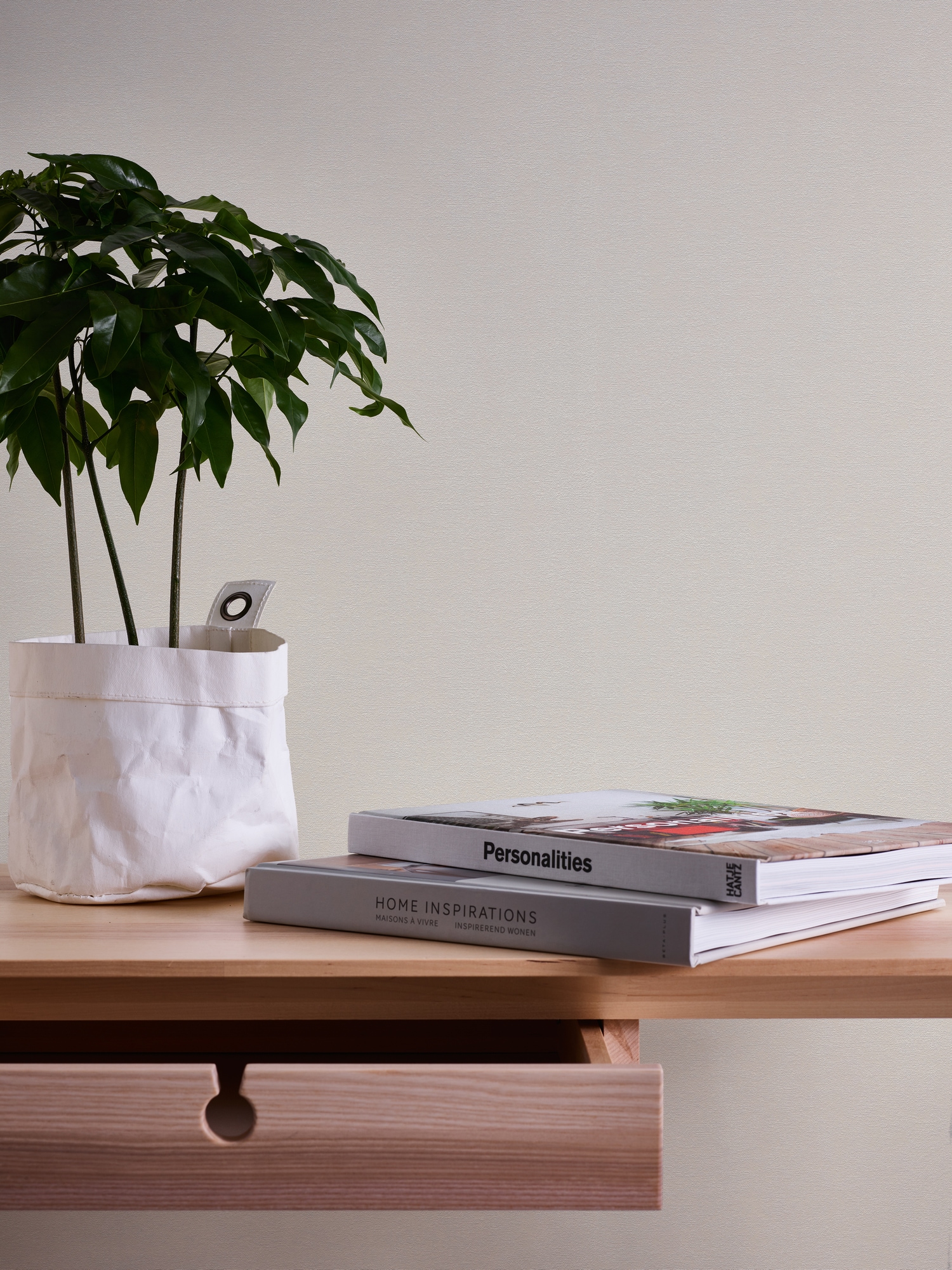 A.S. Création Vliestapete »Casual Living einfarbige Tapete Unitapete mit Struktur Landhaus«, matt, Vliestapete Uni für Schlafzimmer Küche Wohnzimmer Uni Design modern