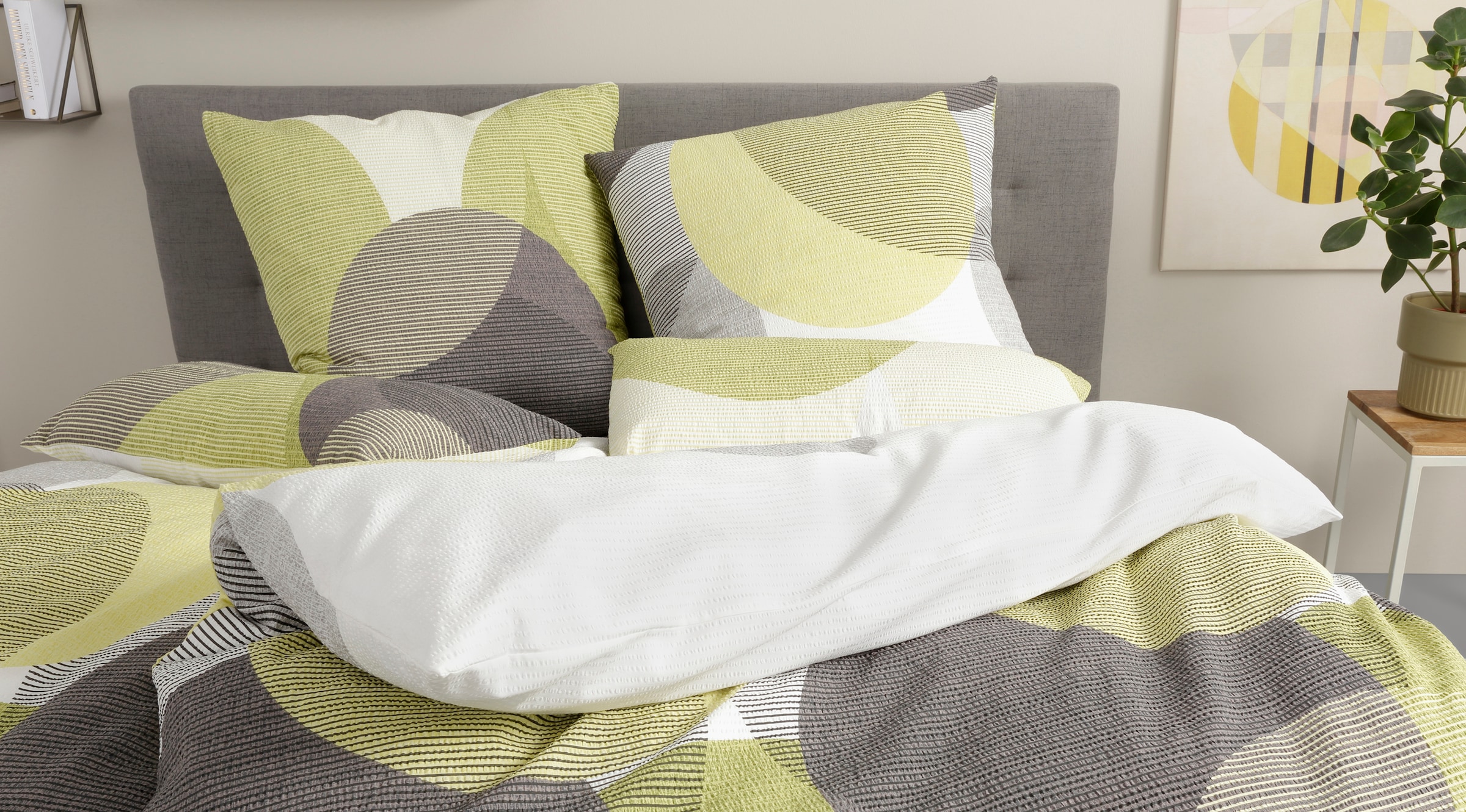 BIERBAUM Bettwäsche "Carla in Gr. 135x200 oder 155x220 cm" 2 Stk. tlg. Bett günstig online kaufen