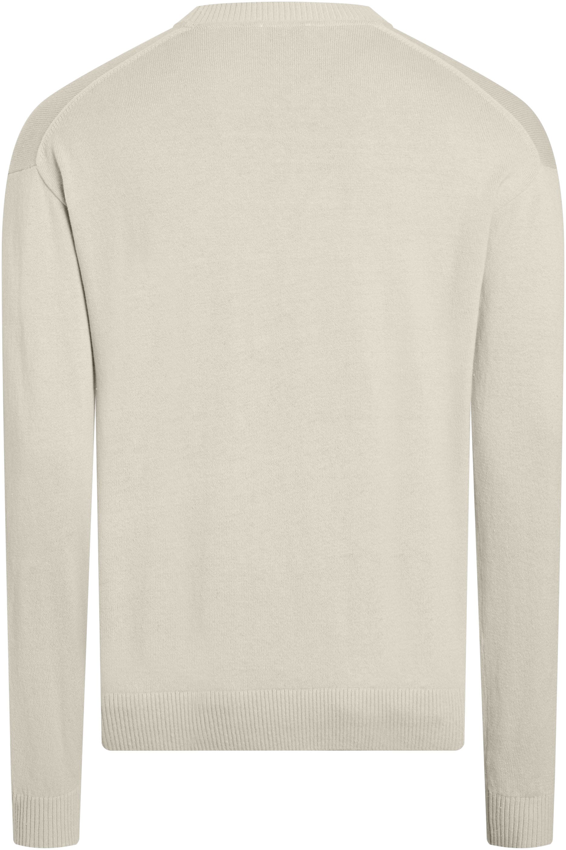 Calvin Klein Jeans Rundhalspullover »CK INTARSIA MIX STITCH SWEATER«, mit Logostickerei