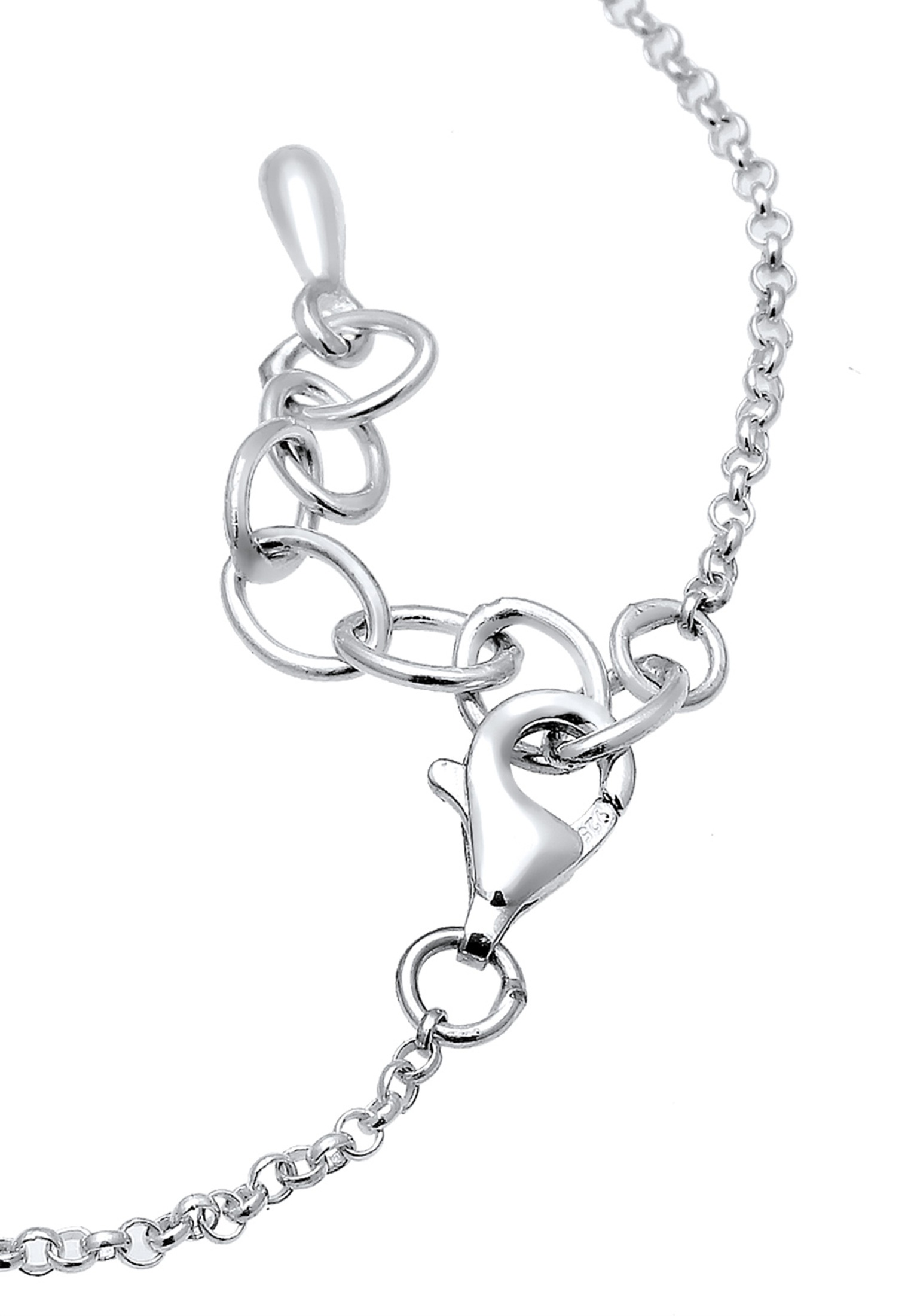 Elli Collier »Choker Plättchen Anhänger 925 Sterling Silber«