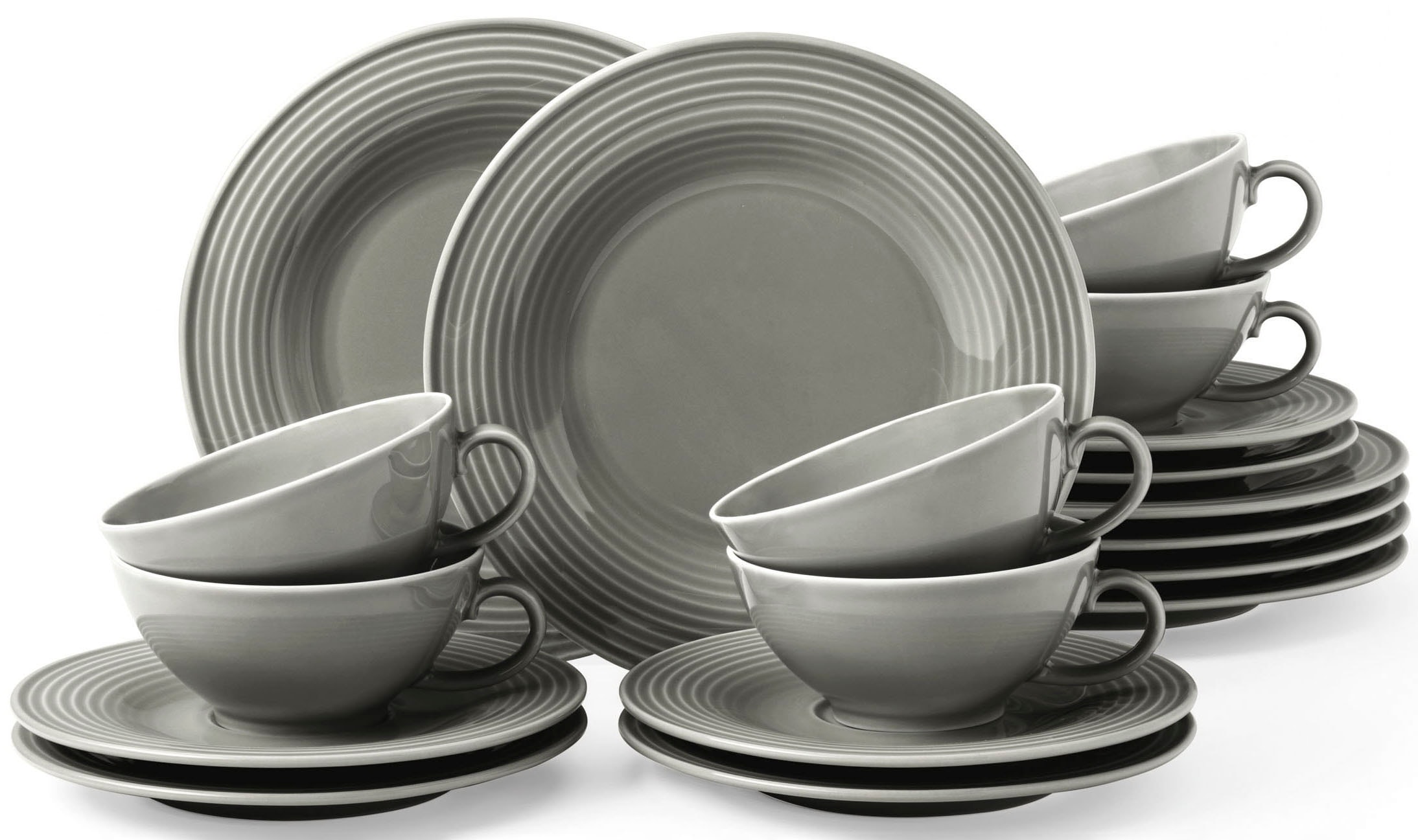 Seltmann Weiden Teeservice "Geschirr-Set Beat" Teller, Tassen, Untertassen, günstig online kaufen
