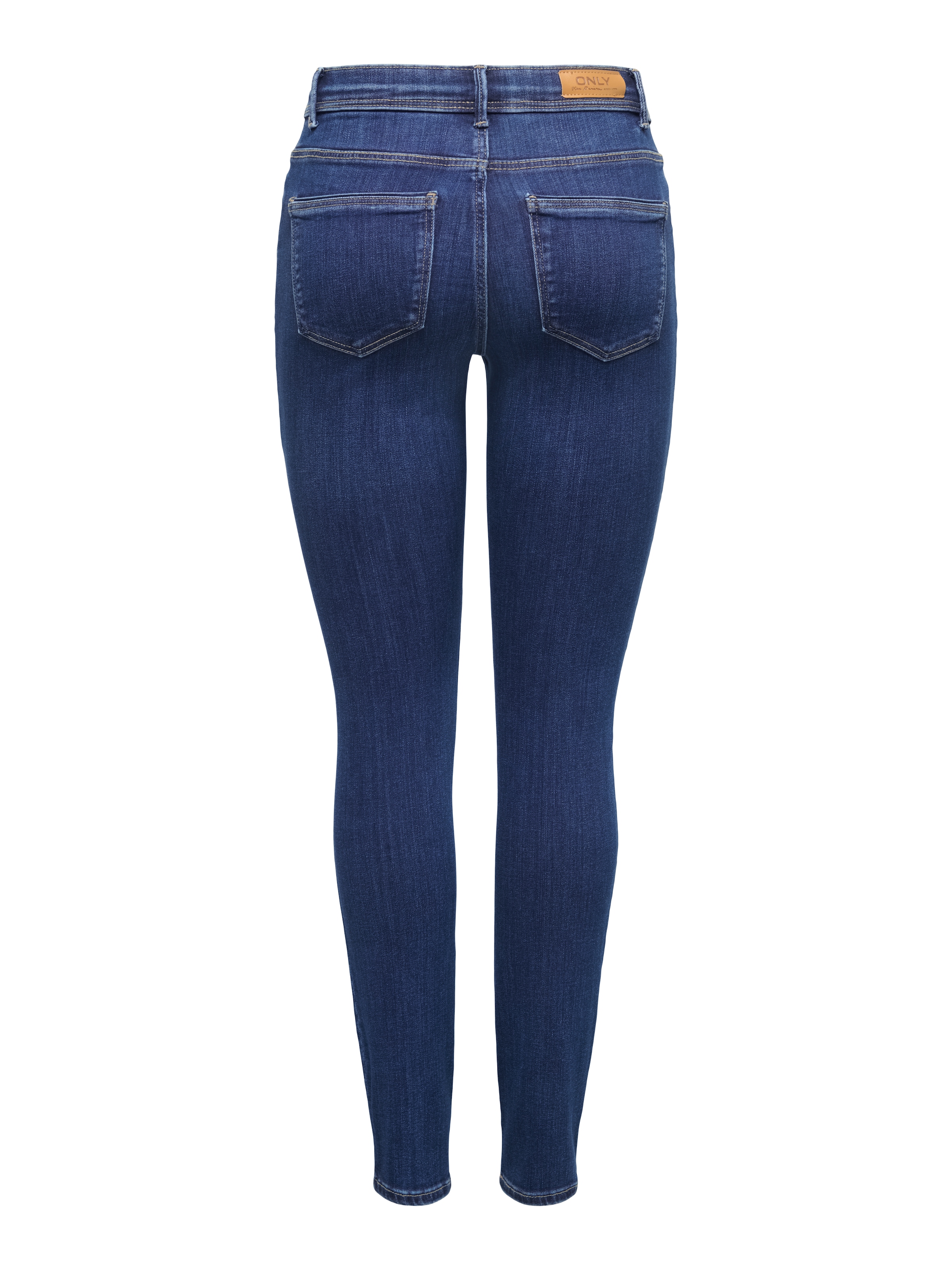 ONLY Skinny-fit-Jeans »ONLLINEA MID WAIST LANK SK DNM« Baumwollmischung, mid waist, skinny fit