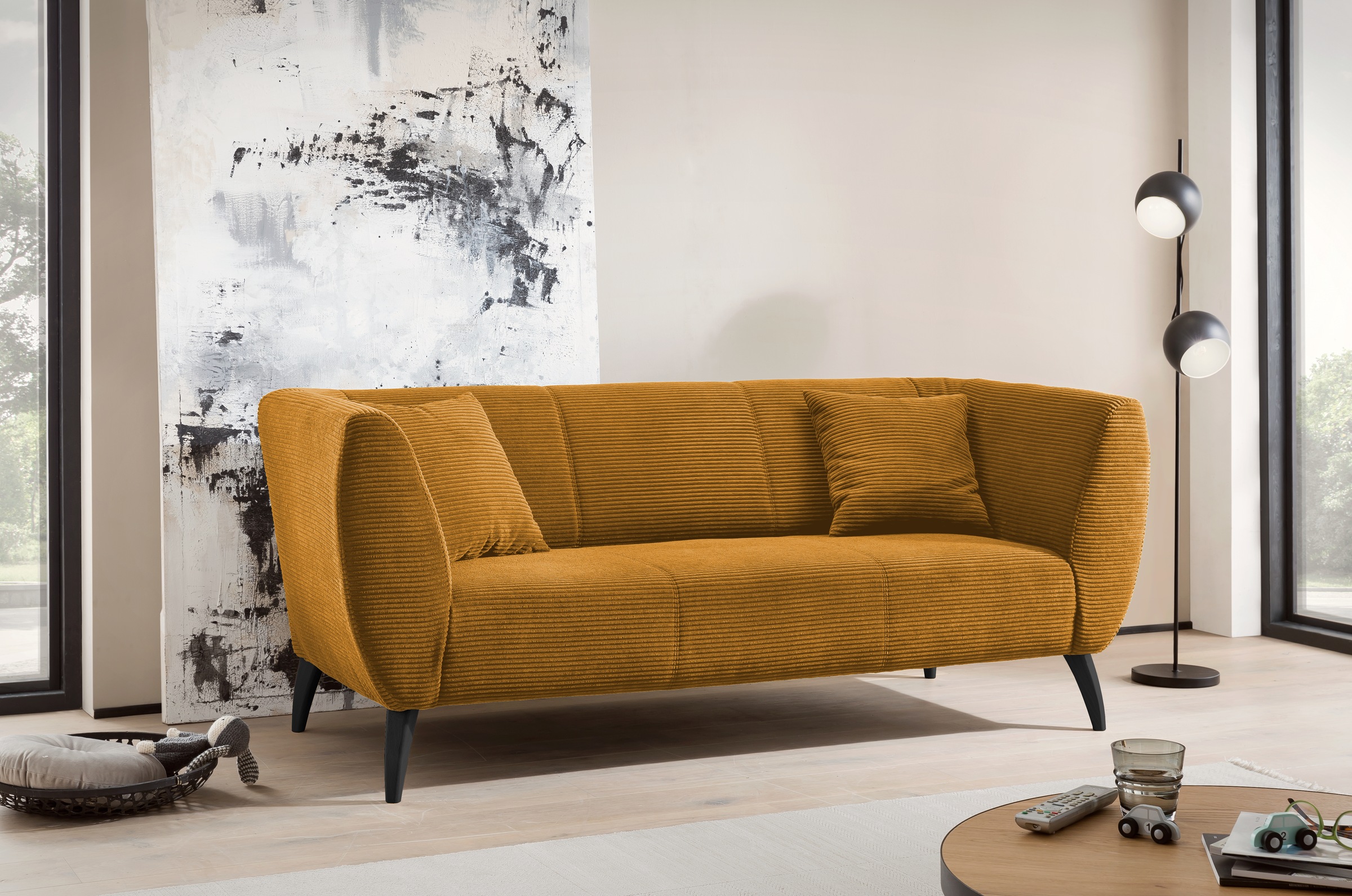 INOSIGN Polstergarnitur »Colori«, (Set, 2 tlg., 3-Sitzer und 2-Sitzer), auch als Loveseat erhältlich