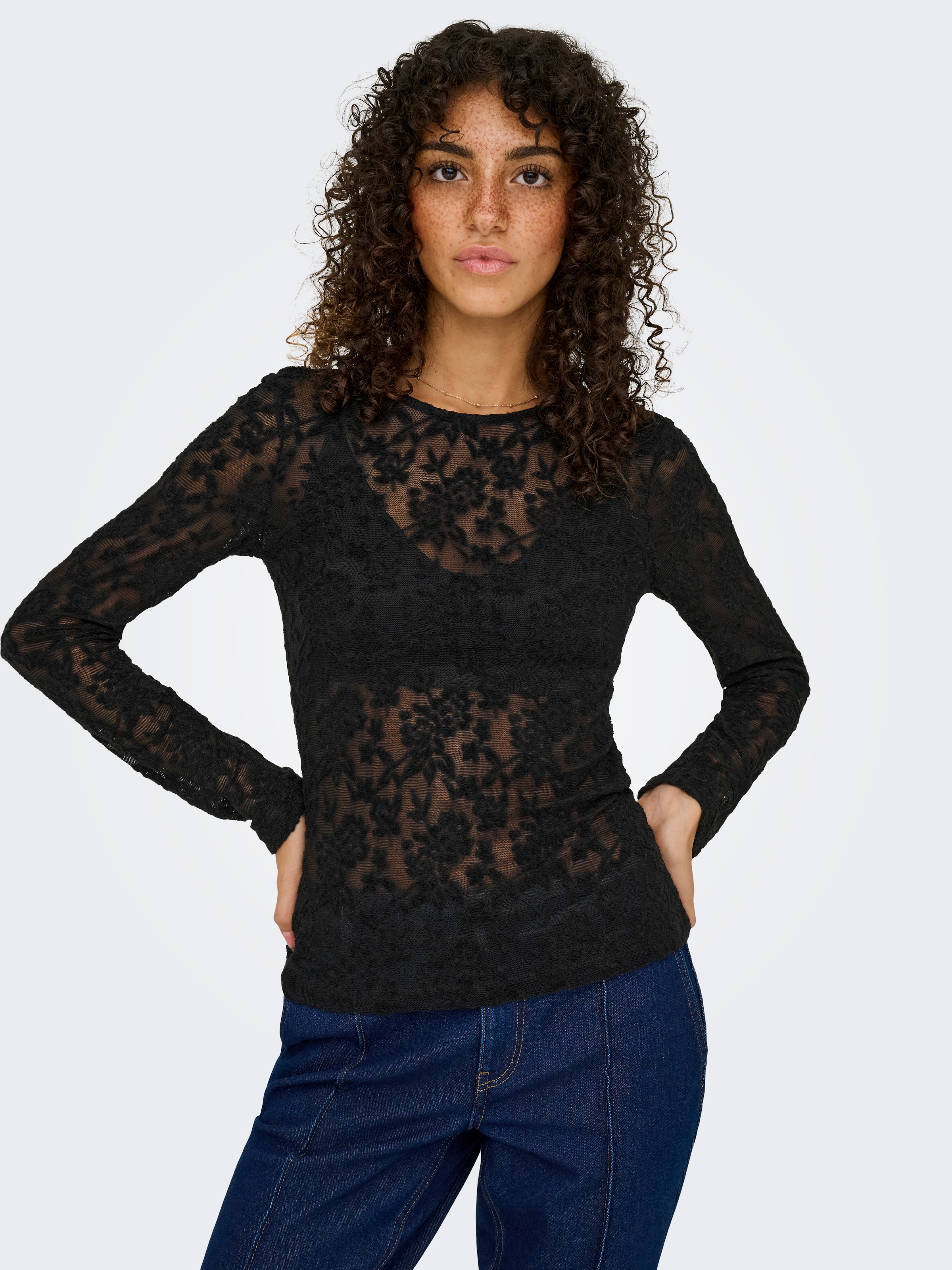 ONLY Langarmshirt "ONLBLAISE L/S TOP JRS" günstig online kaufen
